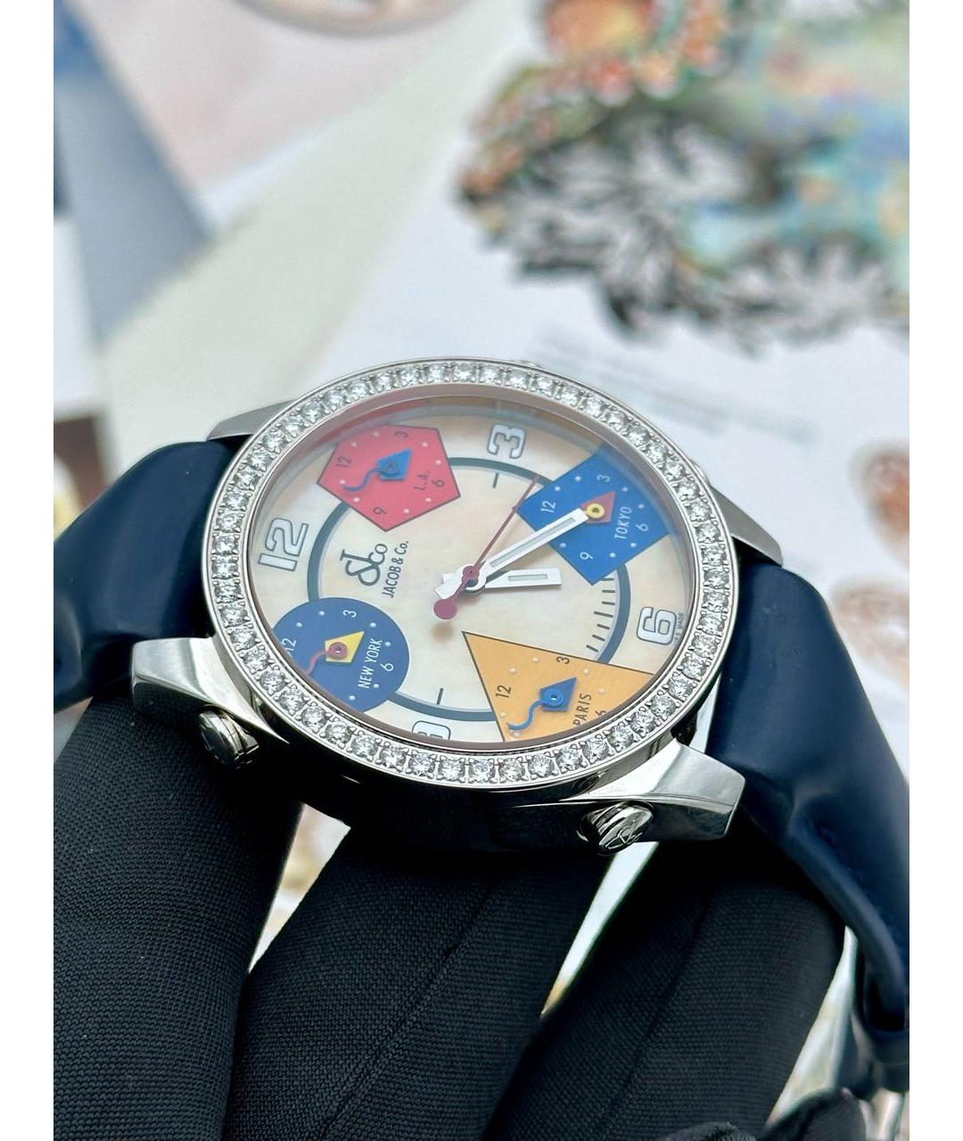 JACOB&CO Серебряные металлические часы, фото 3