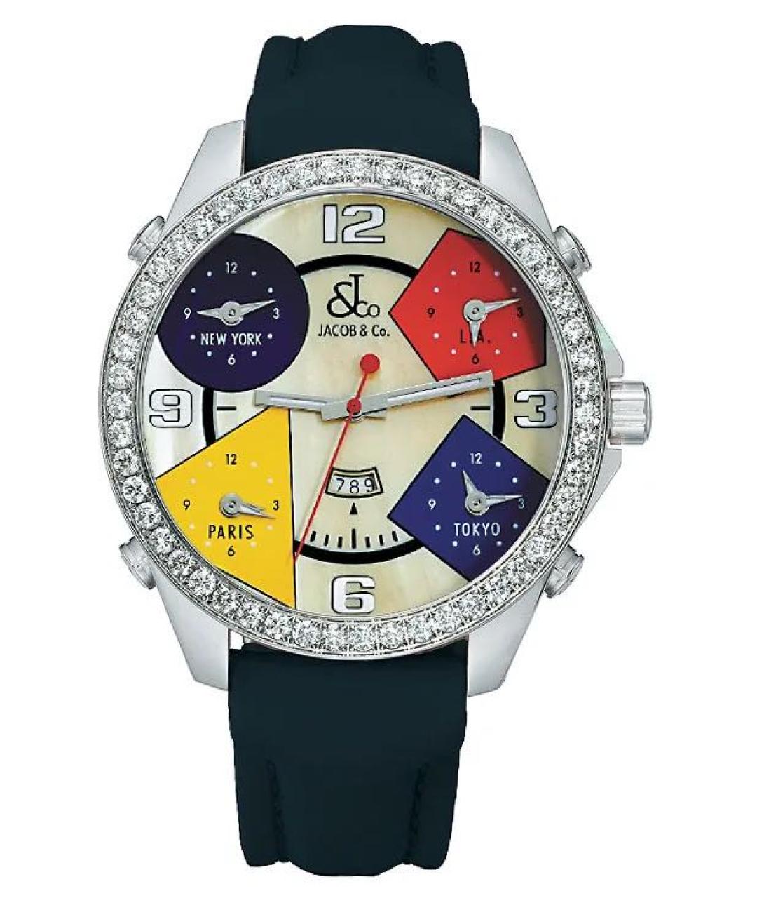 JACOB&CO Серебряные металлические часы, фото 1