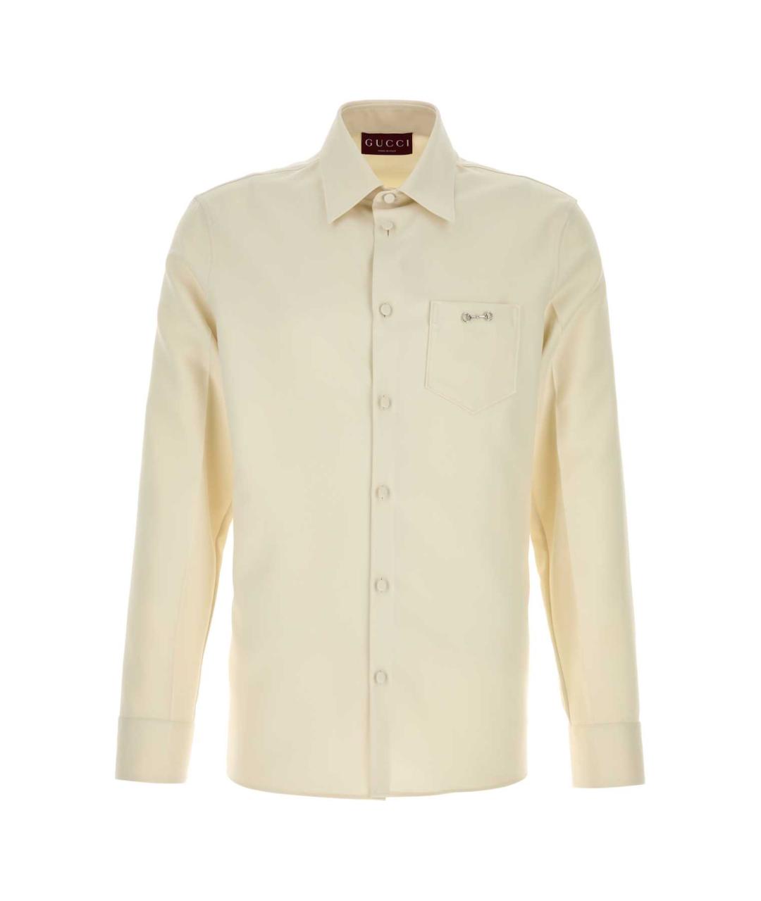 GUCCI Бежевая кэжуал рубашка, фото 1