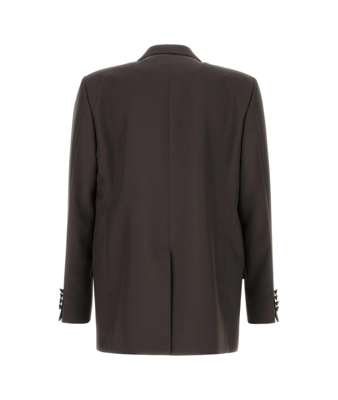 GUCCI Коричневый полиэстеровый пиджак, фото 2