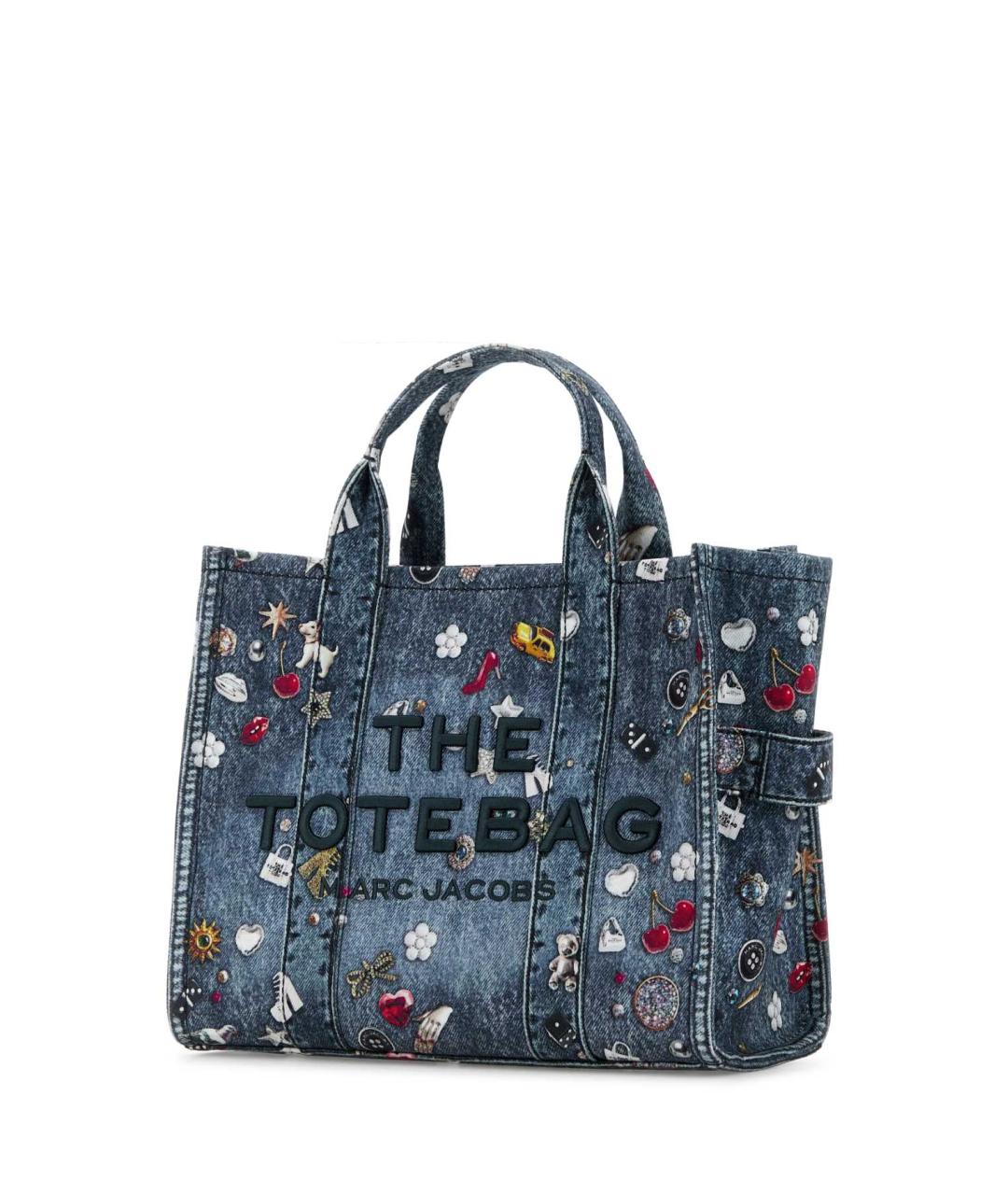 MARC JACOBS Синяя синтетическая сумка тоут, фото 2