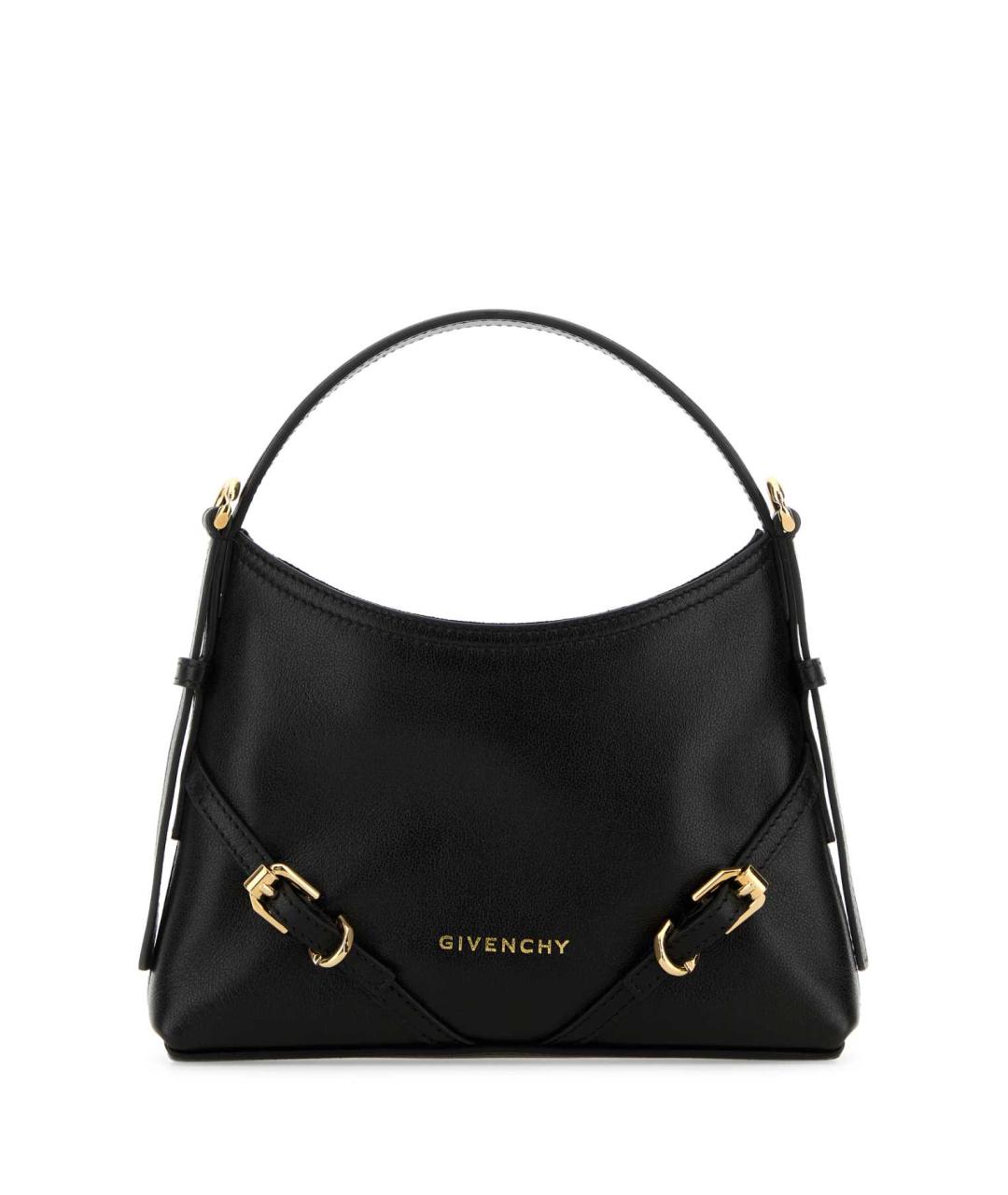 GIVENCHY Черная кожаная сумка через плечо, фото 1