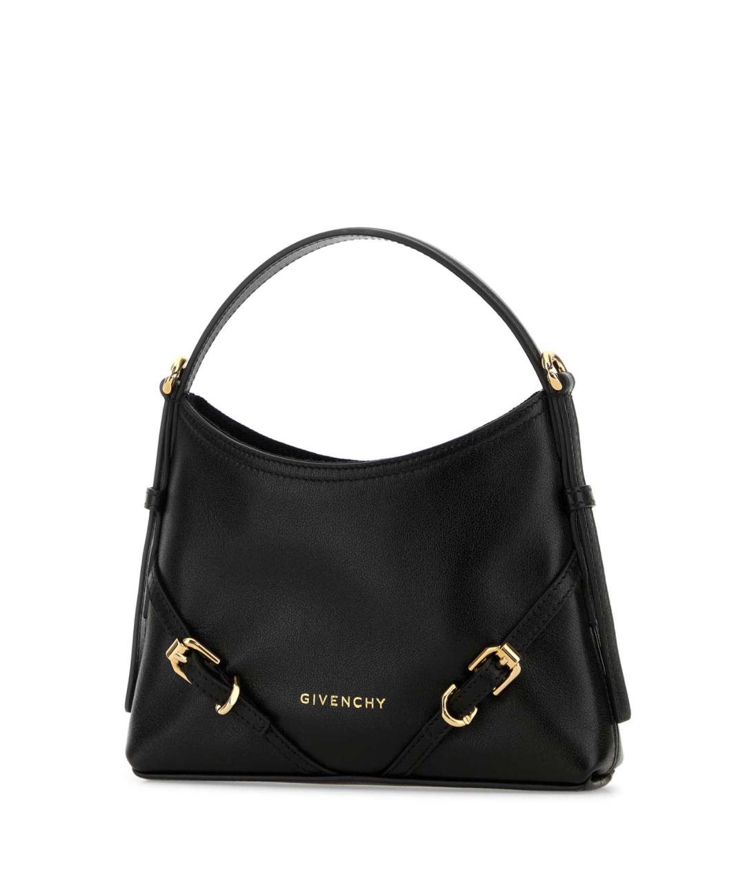 GIVENCHY Черная кожаная сумка через плечо, фото 2