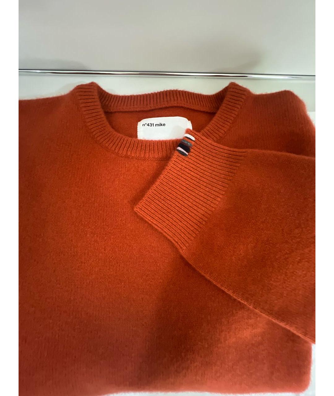 EXTREME CASHMERE Оранжевый кашемировый джемпер / свитер, фото 5