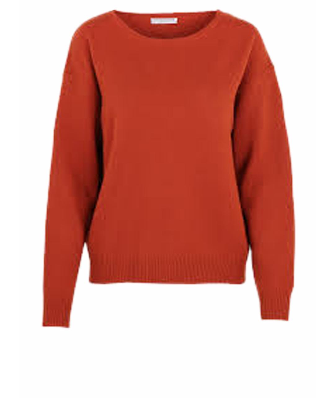 EXTREME CASHMERE Оранжевый кашемировый джемпер / свитер, фото 1