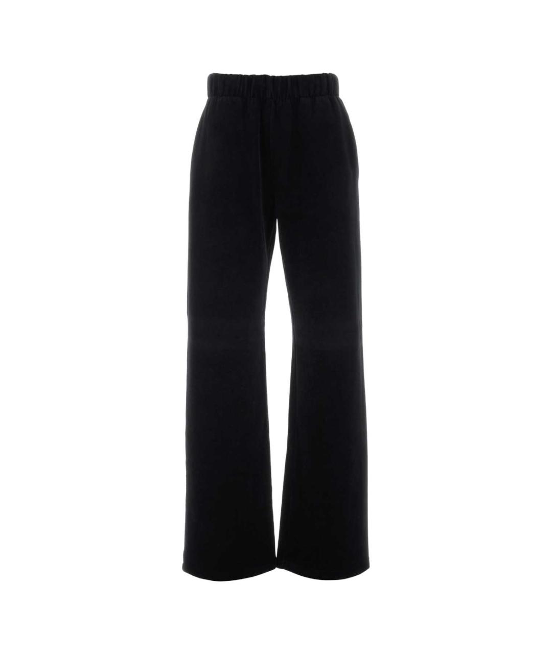 GOLDEN GOOSE DELUXE BRAND Черные хлопковые прямые брюки, фото 1