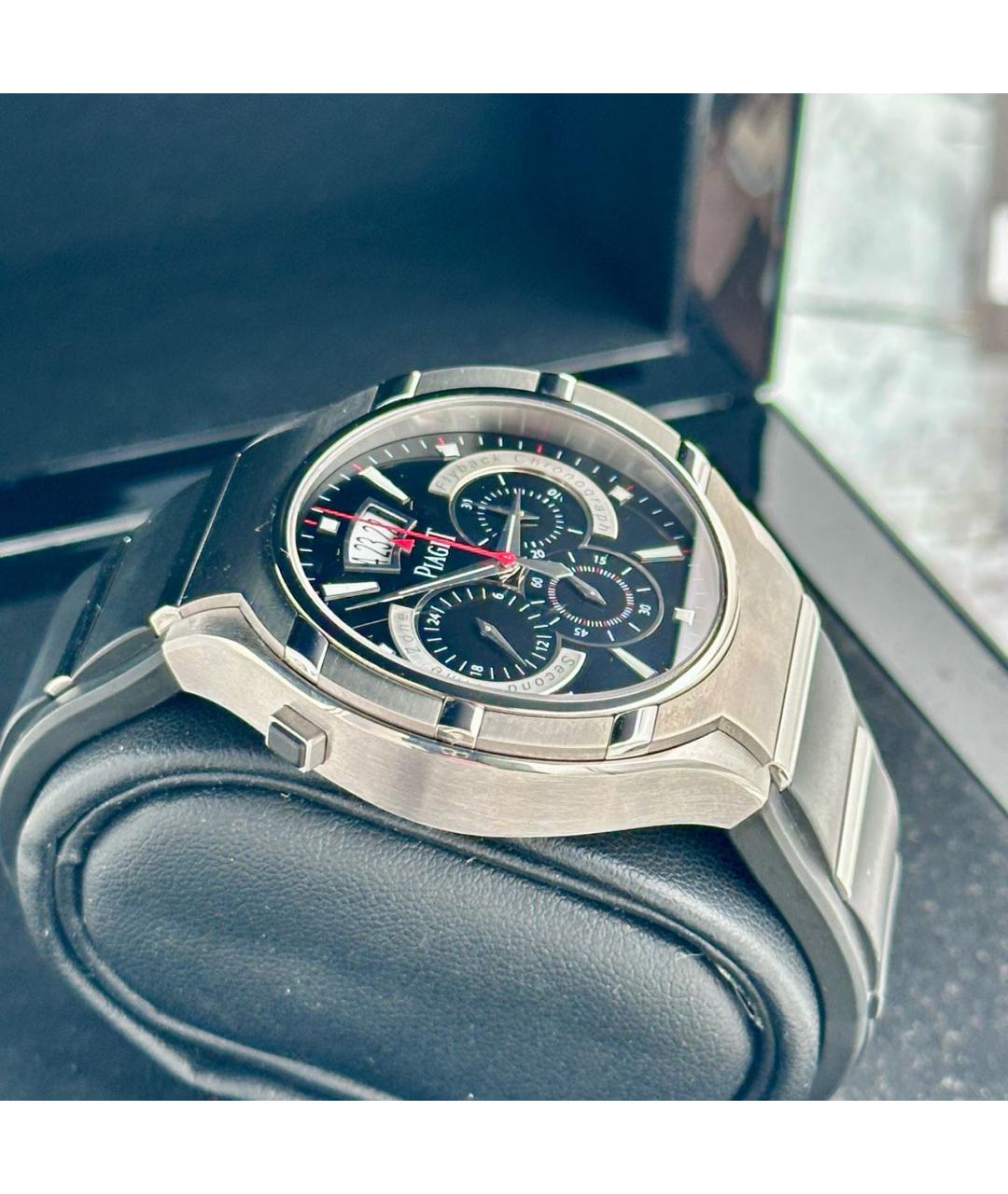 PIAGET Черные титановые часы, фото 7