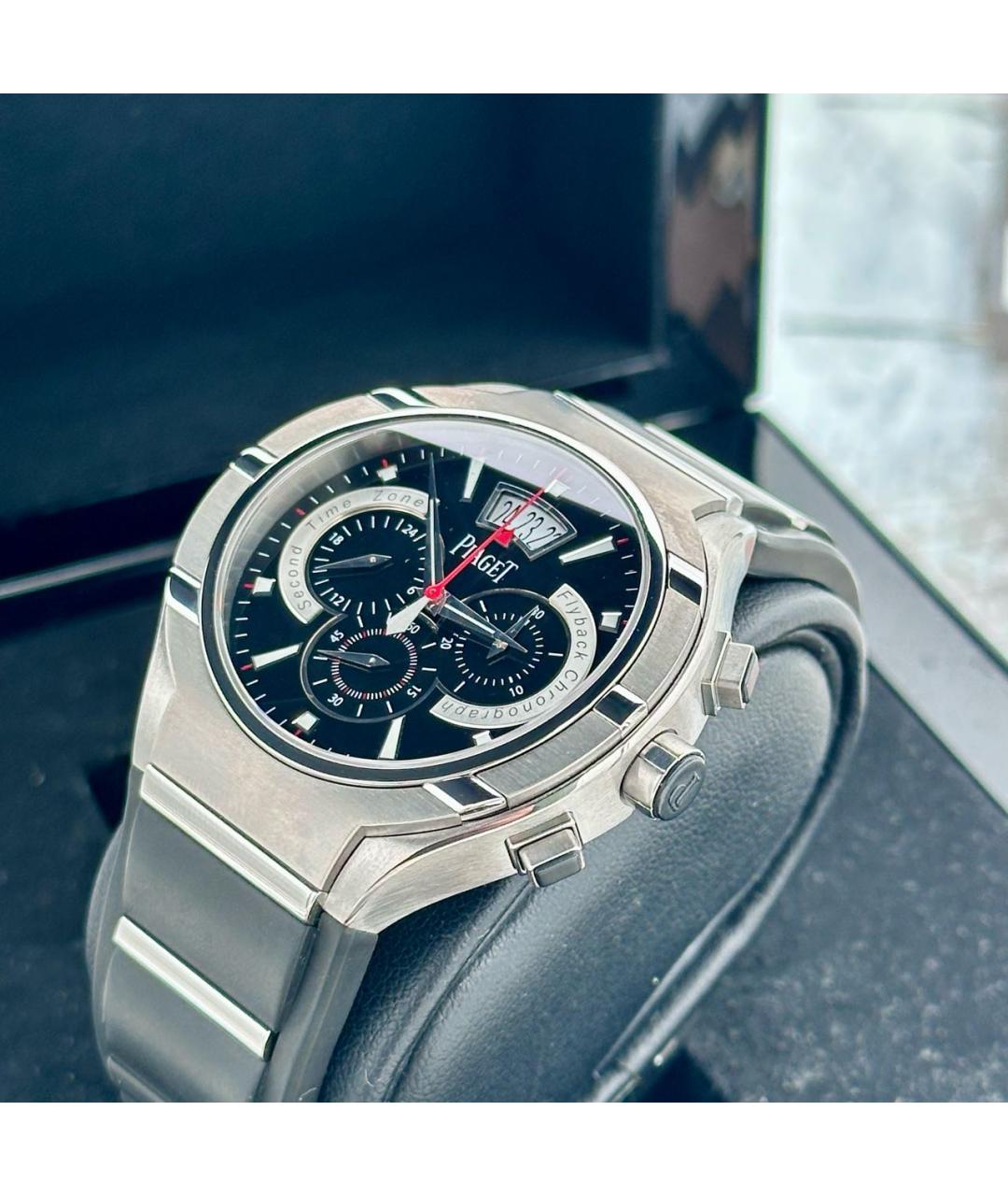 PIAGET Черные титановые часы, фото 6