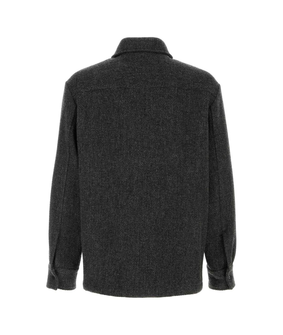 JIL SANDER Серая шерстяная куртка, фото 2