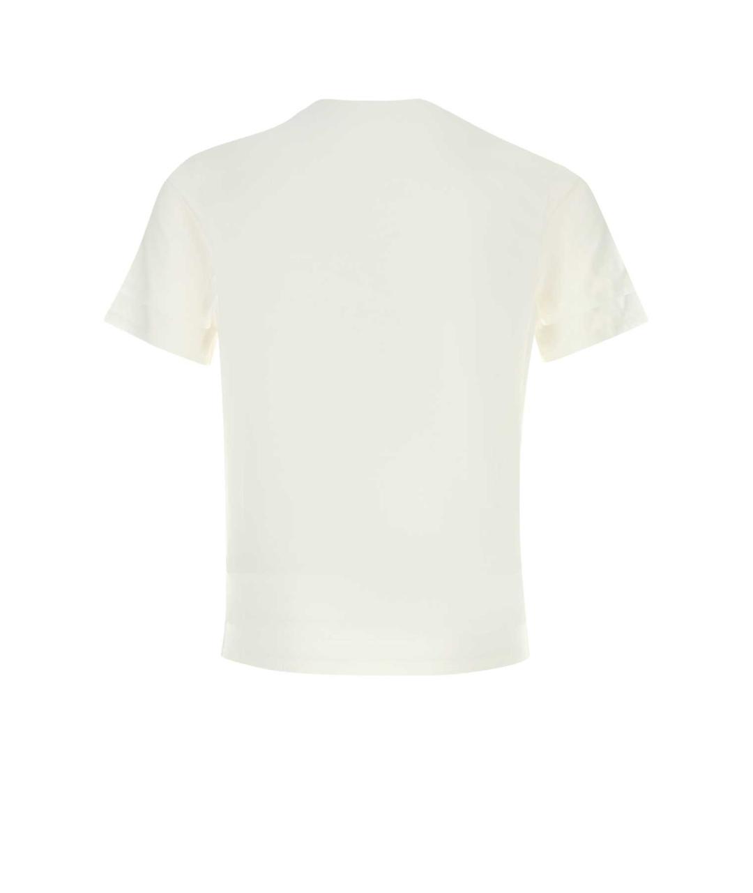 PRADA Белая хлопковая футболка, фото 2