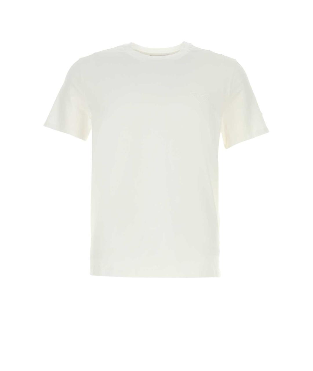 PRADA Белая хлопковая футболка, фото 1