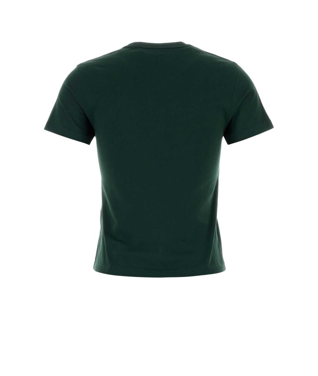 GUCCI Зеленая хлопковая футболка, фото 2