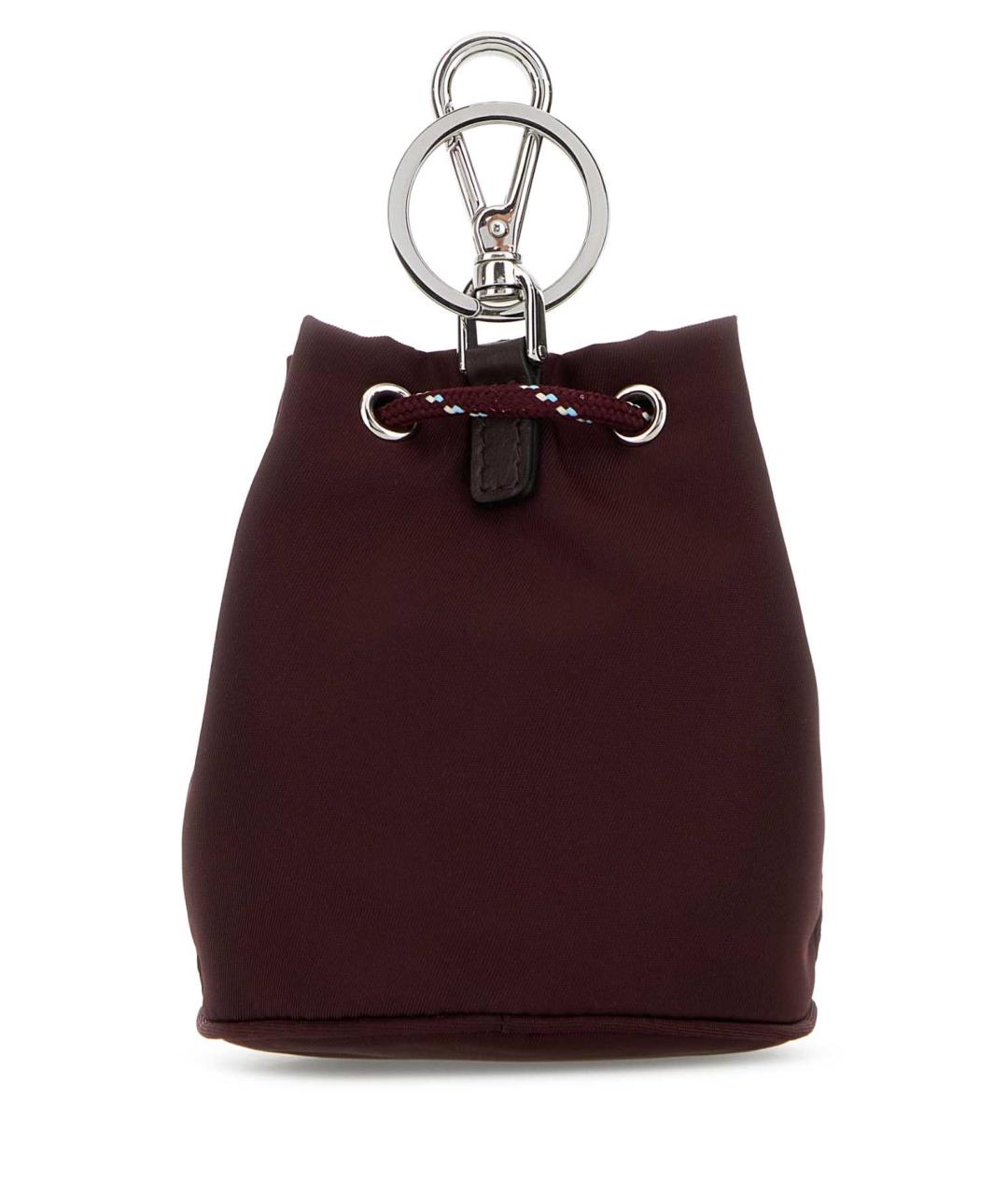 PRADA Бордовый брелок, фото 2