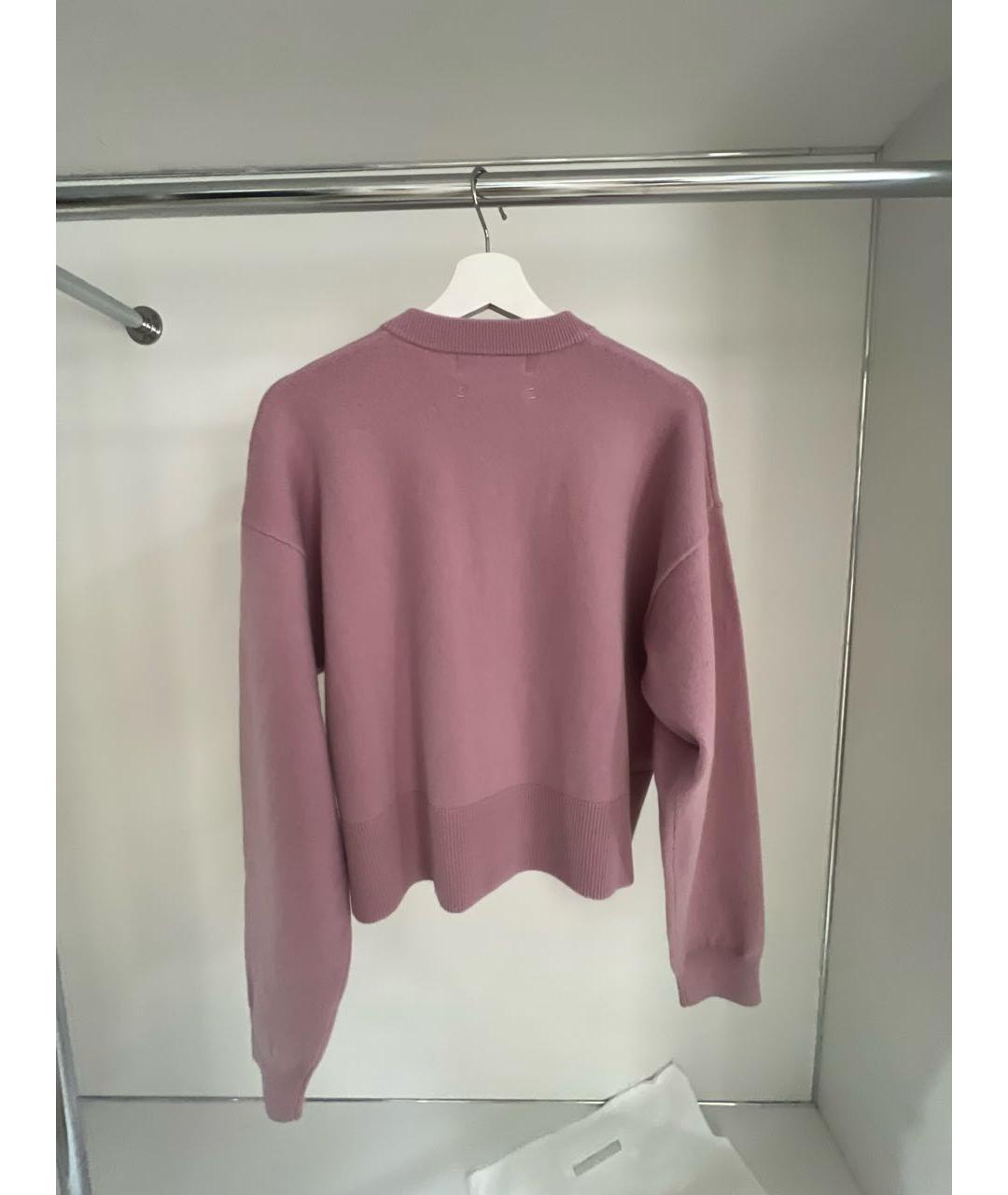 EXTREME CASHMERE Розовый кашемировый кардиган, фото 2