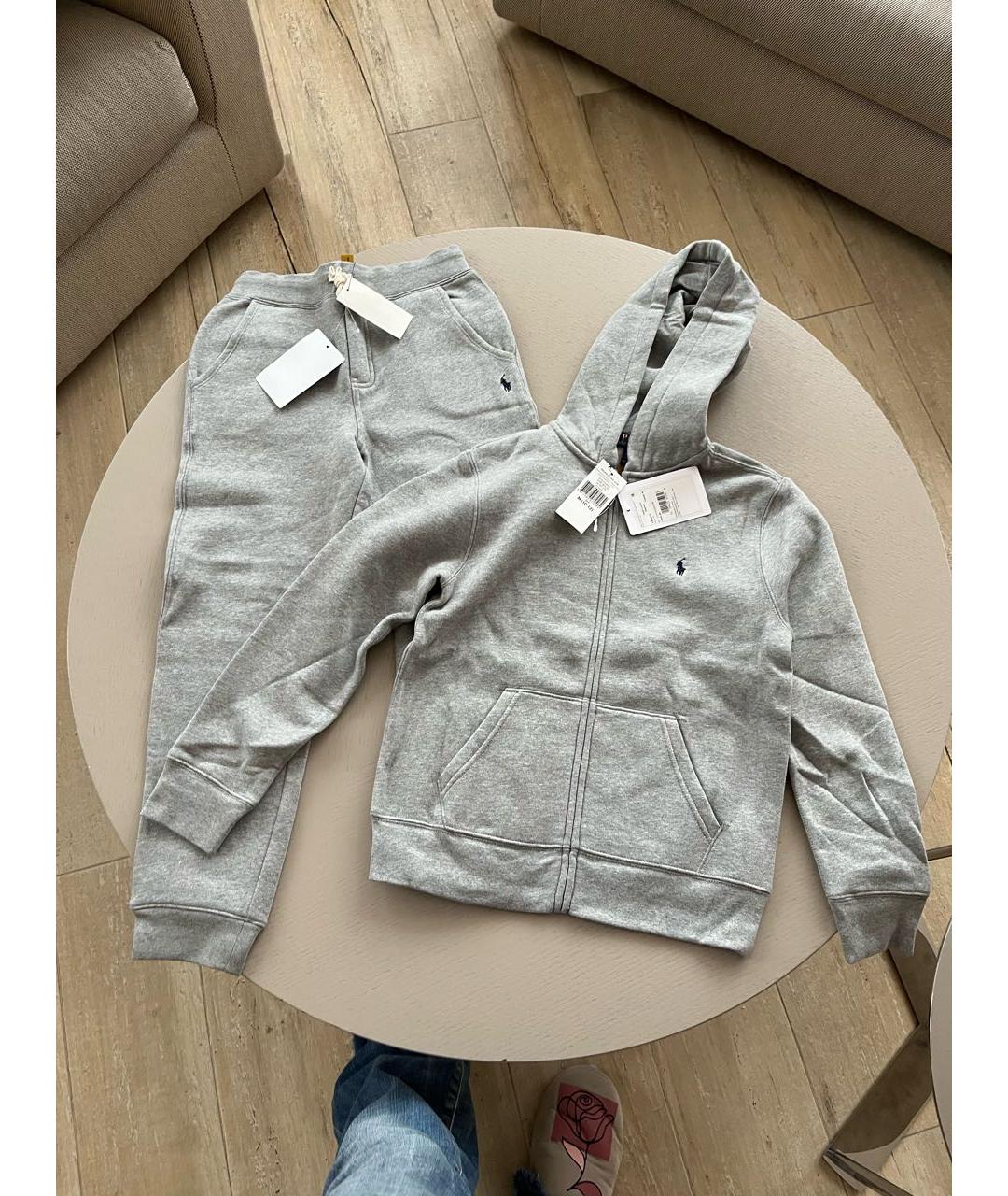 POLO RALPH LAUREN Серый хлопковый комплект, фото 6