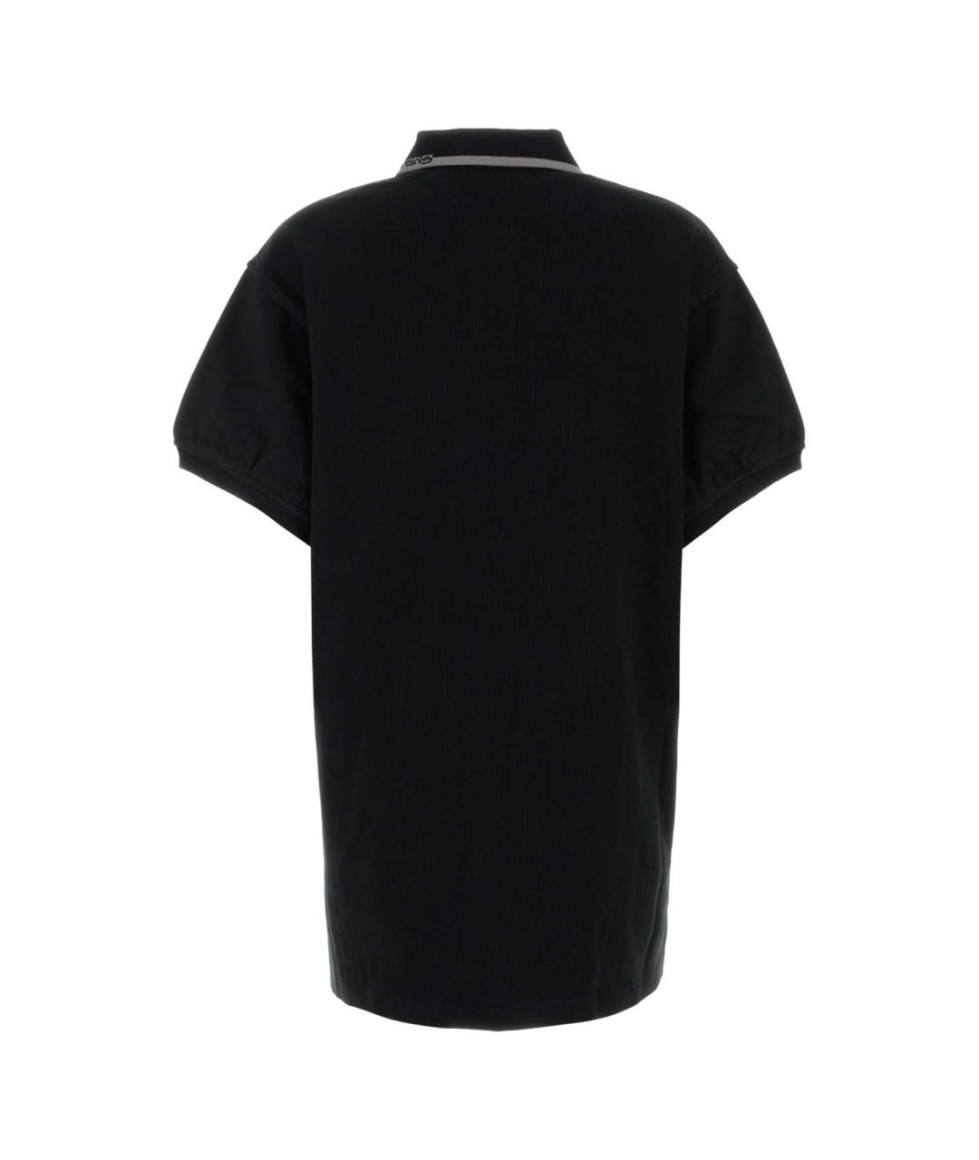 T BY ALEXANDER WANG Черное хлопковое повседневное платье, фото 2