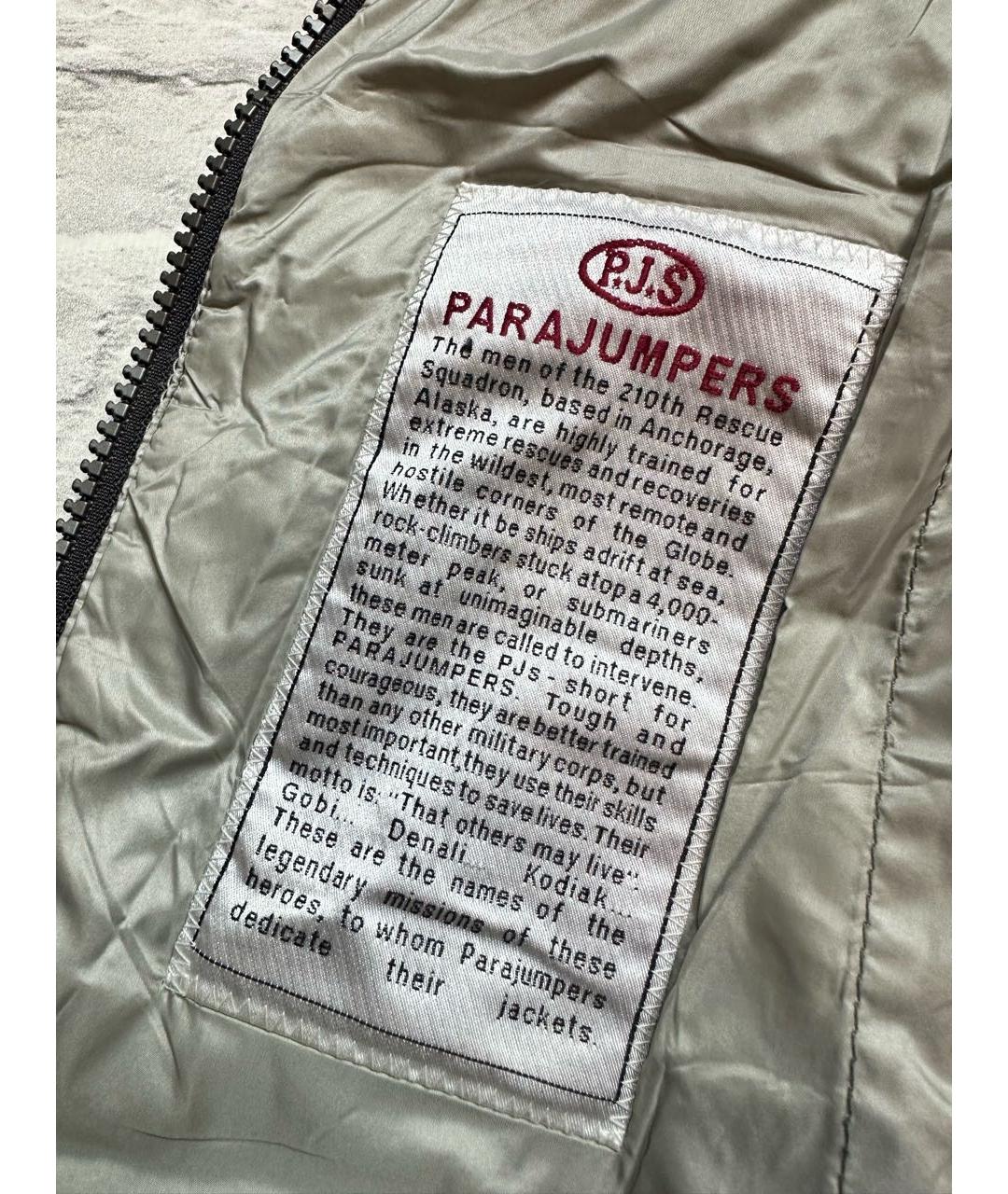 PARAJUMPERS Зеленый полиэстеровый жилет, фото 5