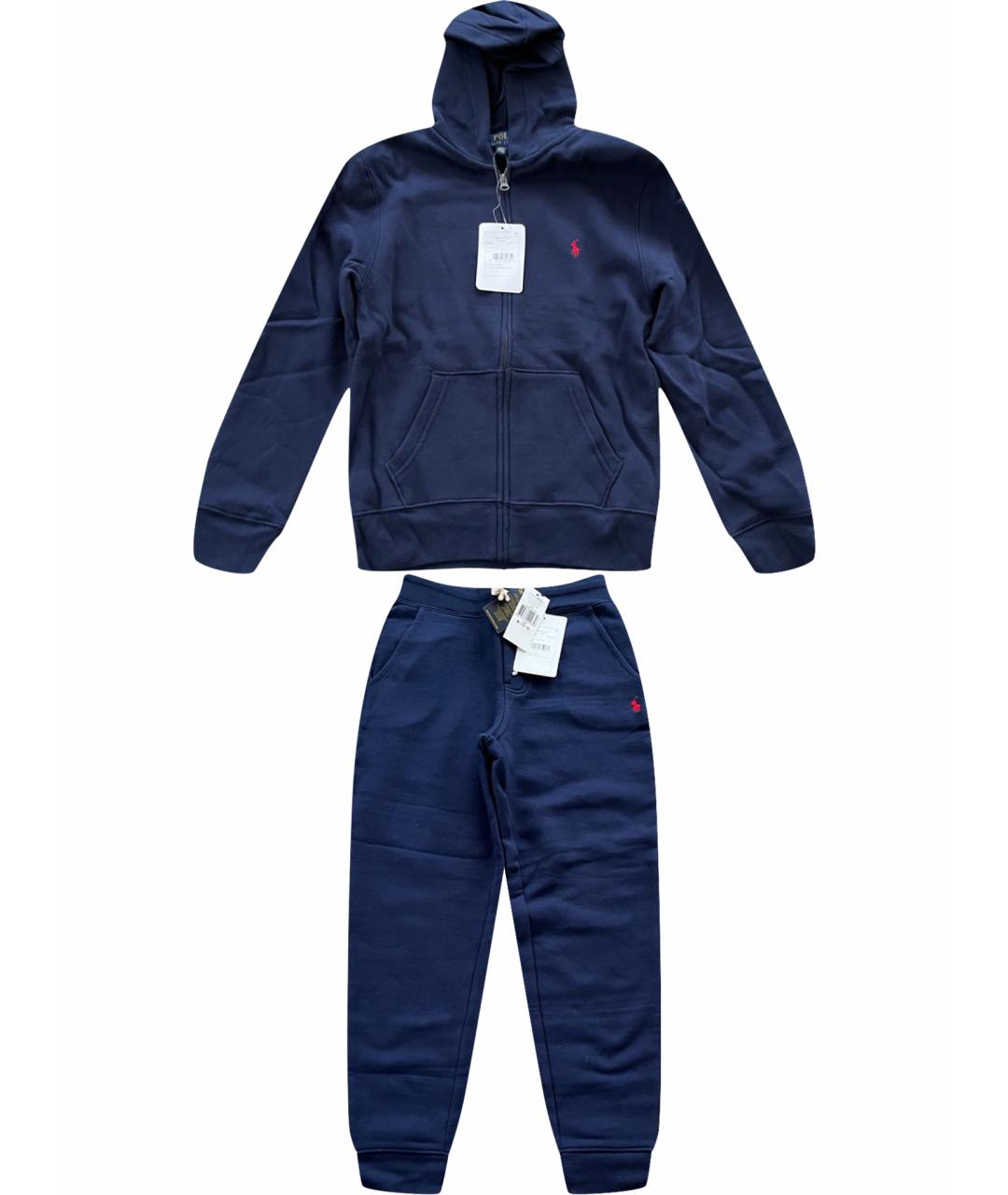 POLO RALPH LAUREN Темно-синий хлопковый комплект, фото 1