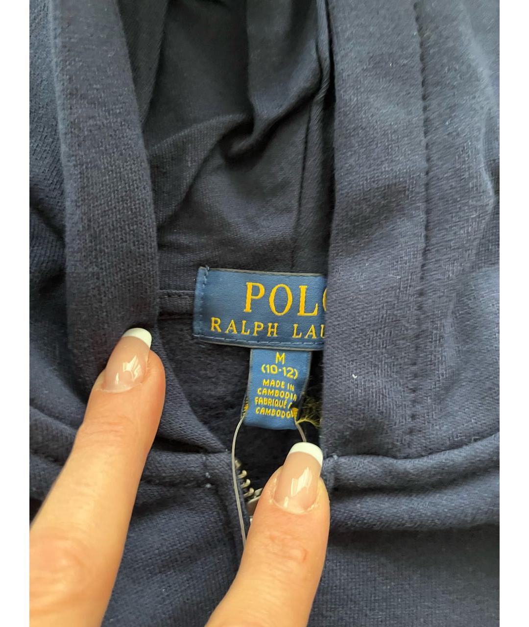 POLO RALPH LAUREN Темно-синий хлопковый комплект, фото 3