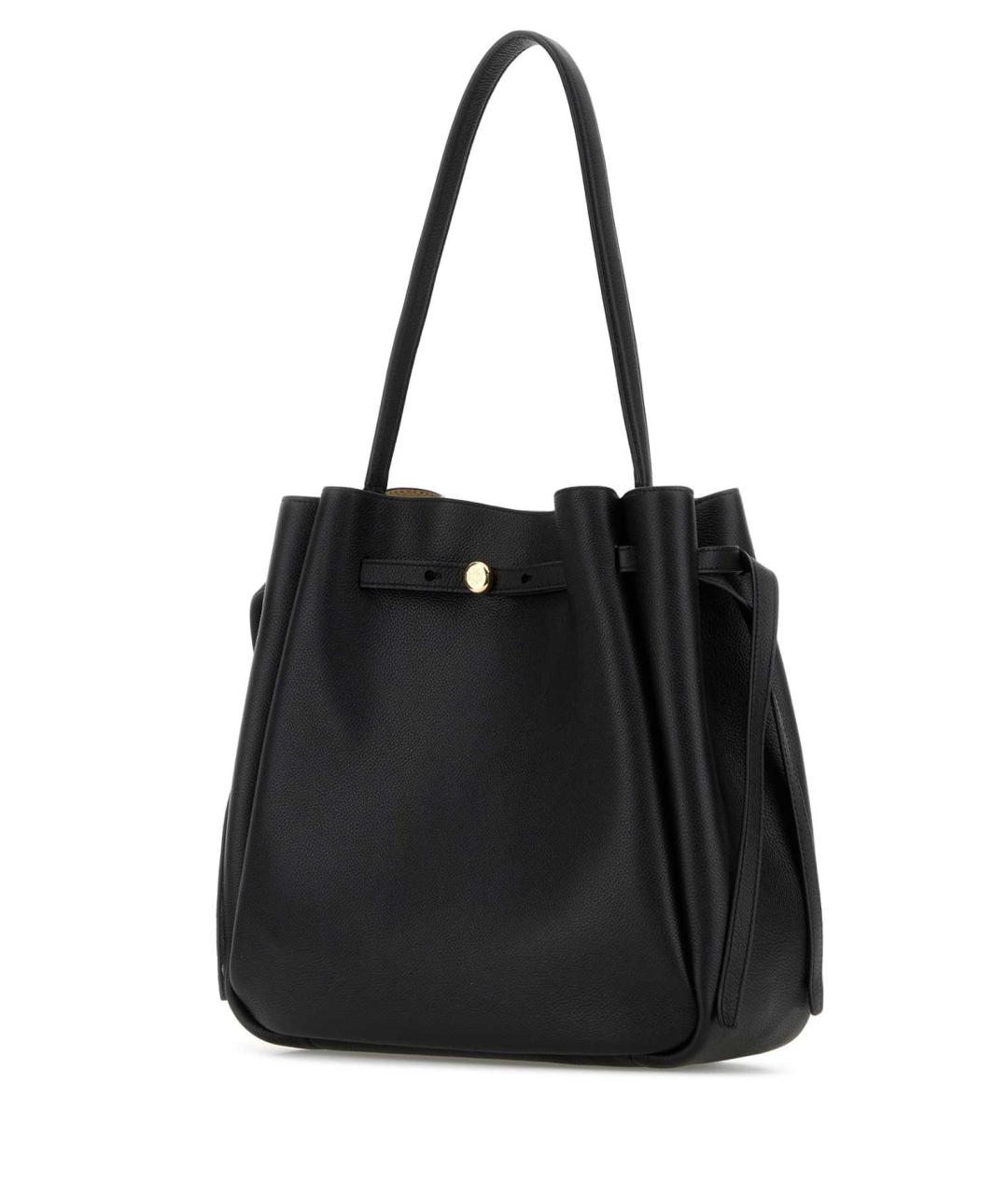 TORY BURCH Черная кожаная сумка через плечо, фото 2