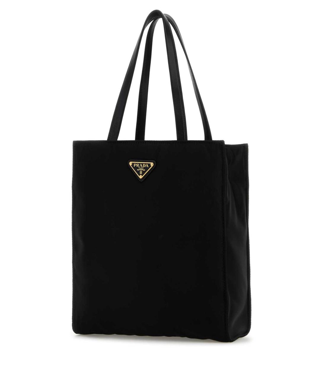 PRADA Черная тканевая сумка тоут, фото 2