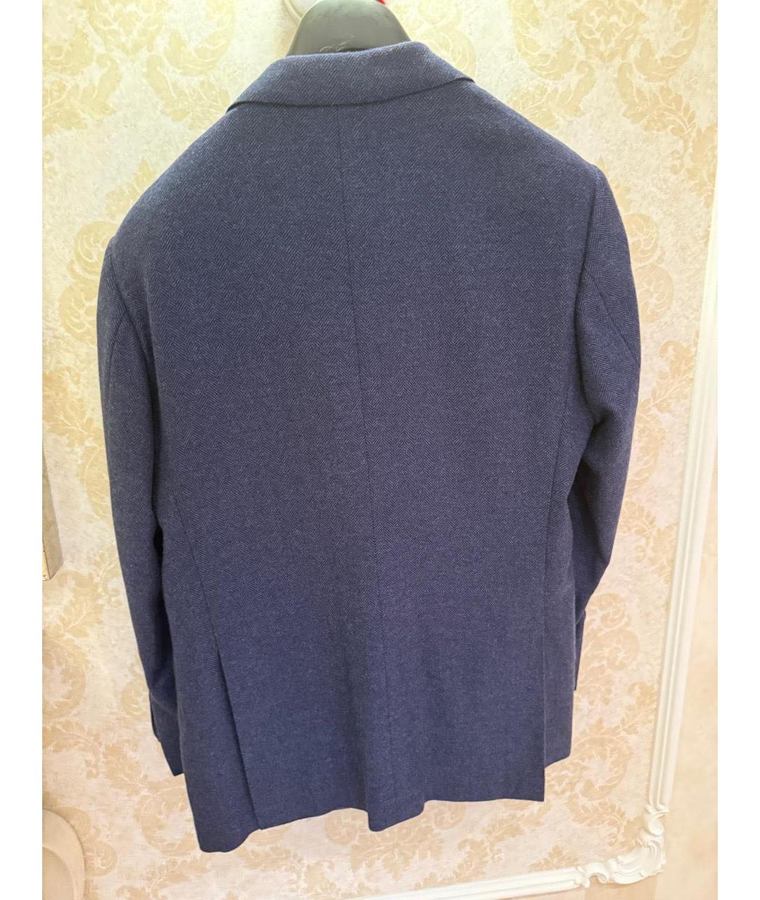 KITON Серый кашемировый пиджак, фото 2