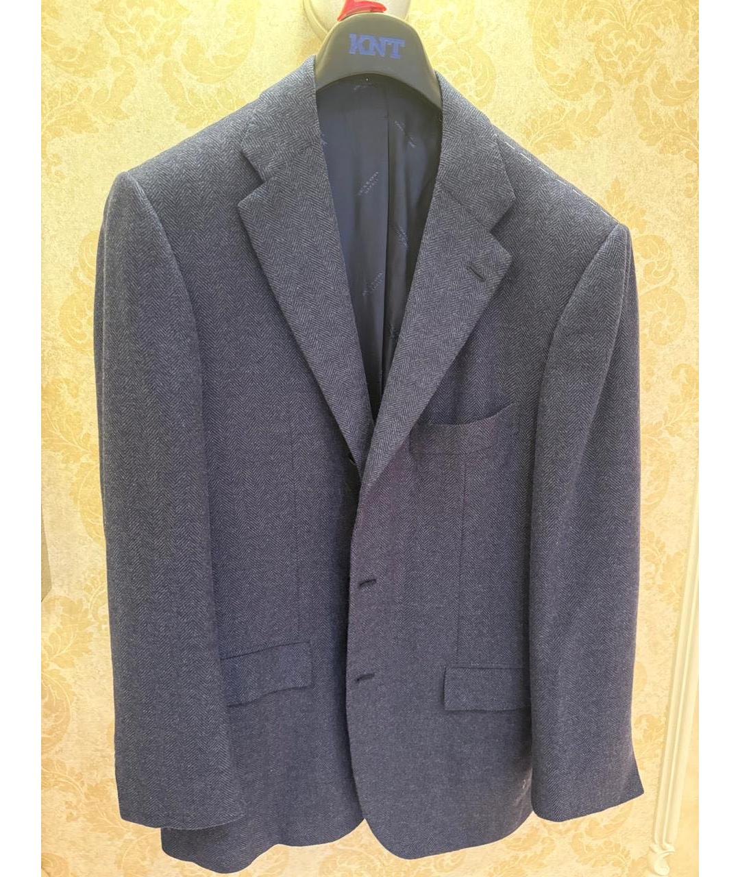 KITON Серый кашемировый пиджак, фото 6