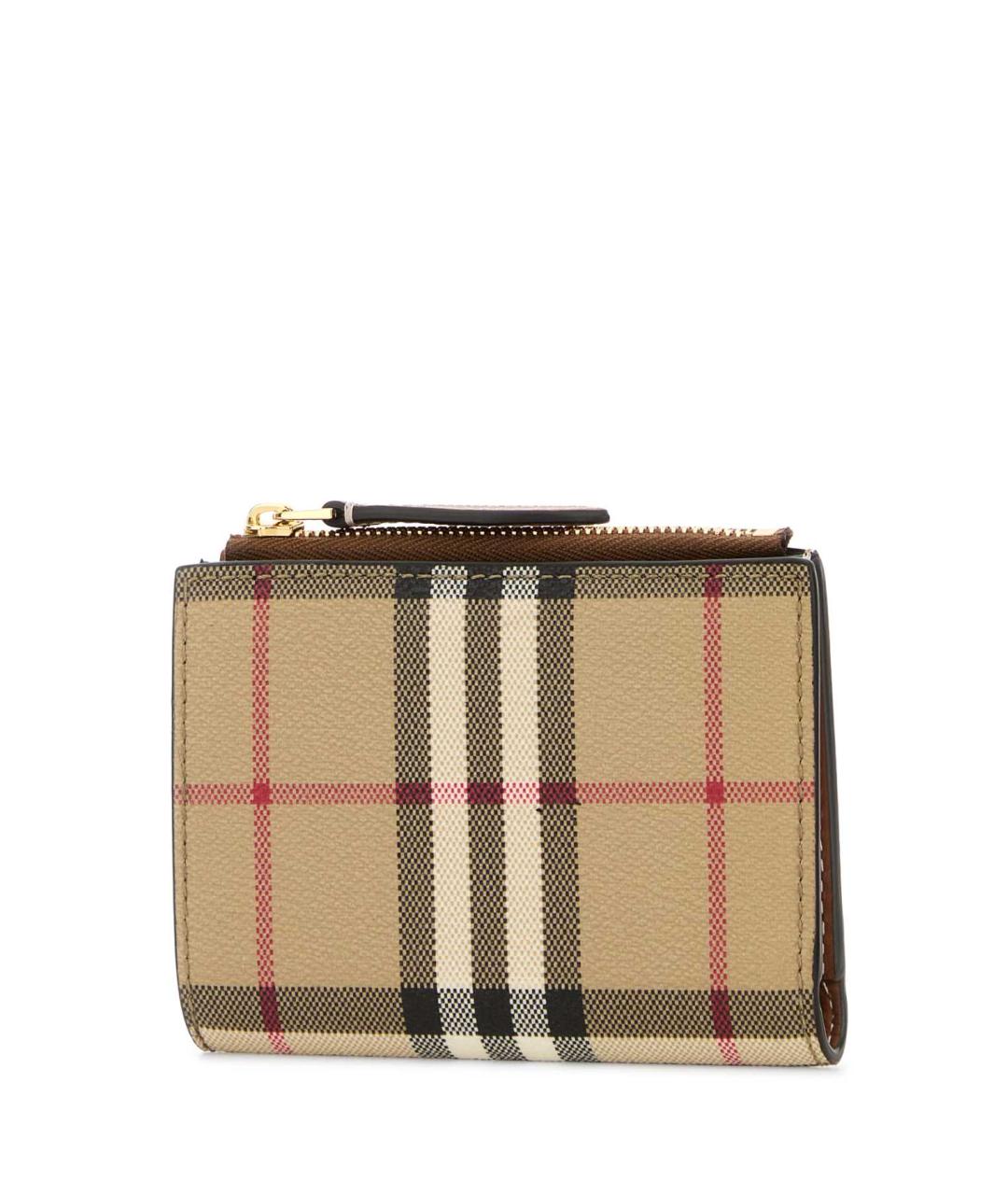 BURBERRY Бежевый полиуретановый кошелек, фото 2