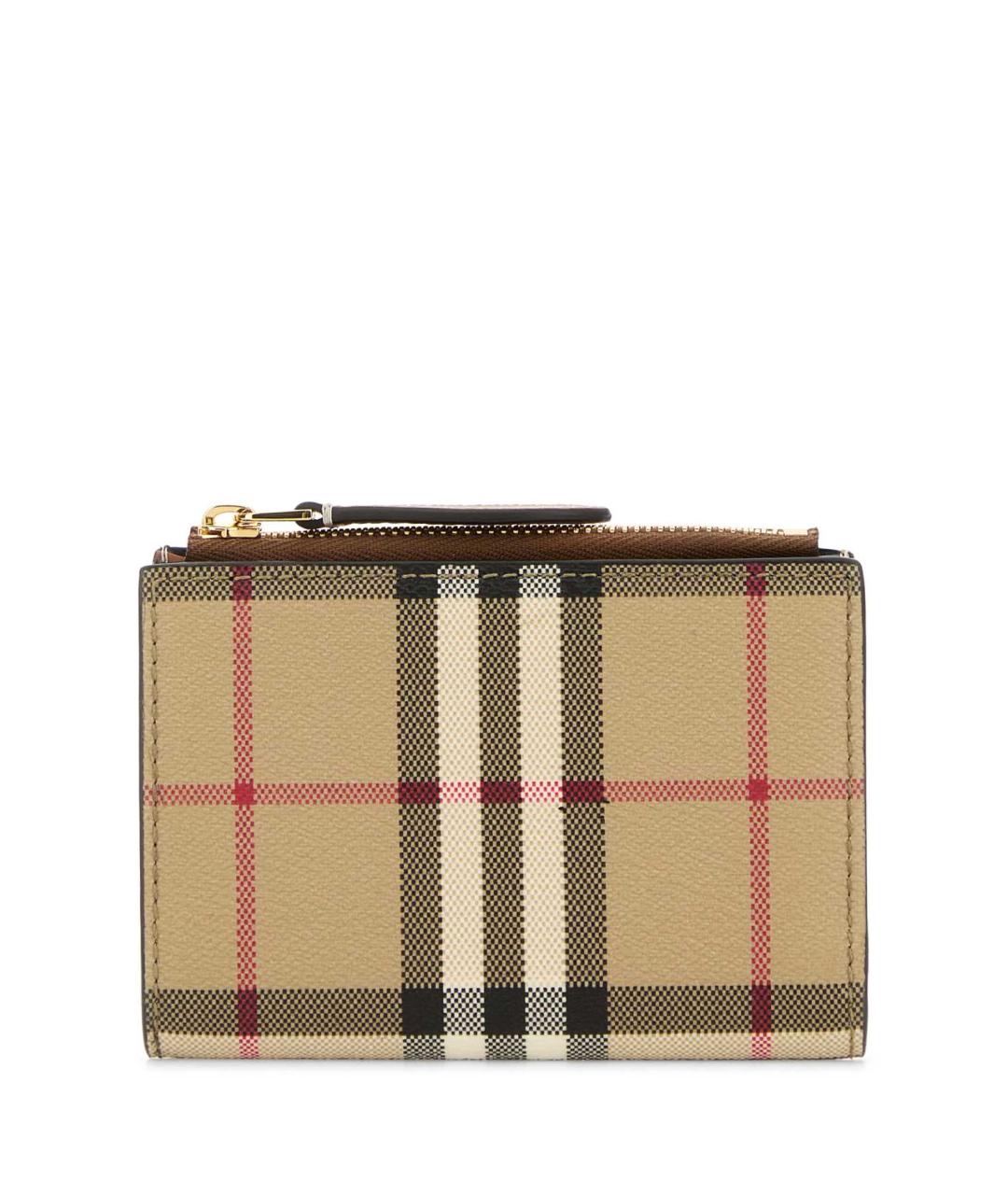 BURBERRY Бежевый полиуретановый кошелек, фото 1