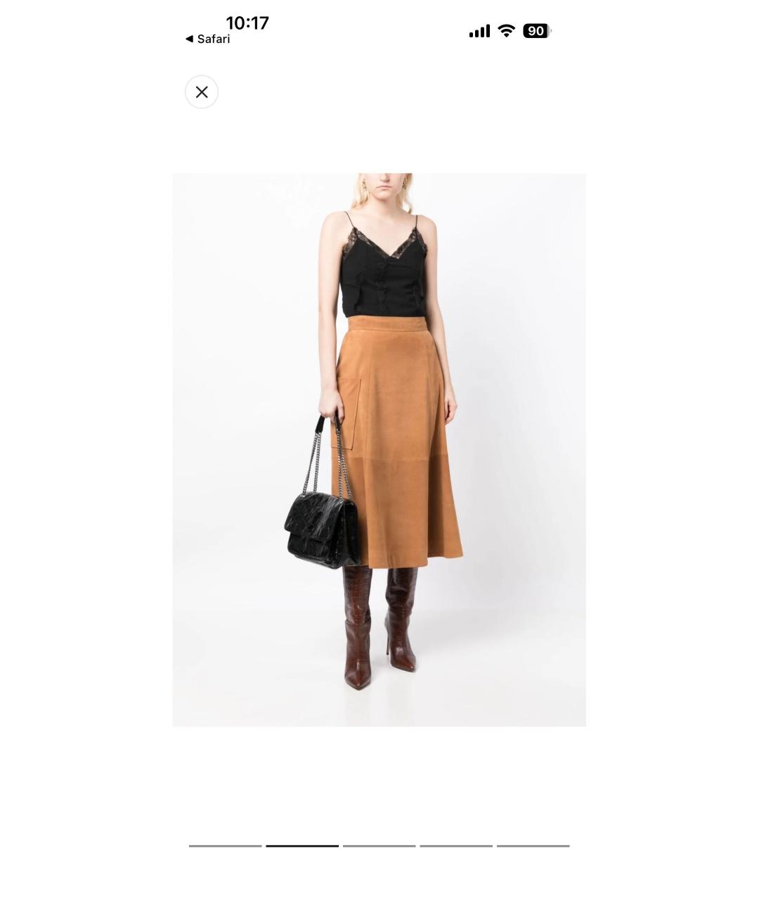 SAINT LAURENT Черная сумка через плечо из лакированной кожи, фото 8