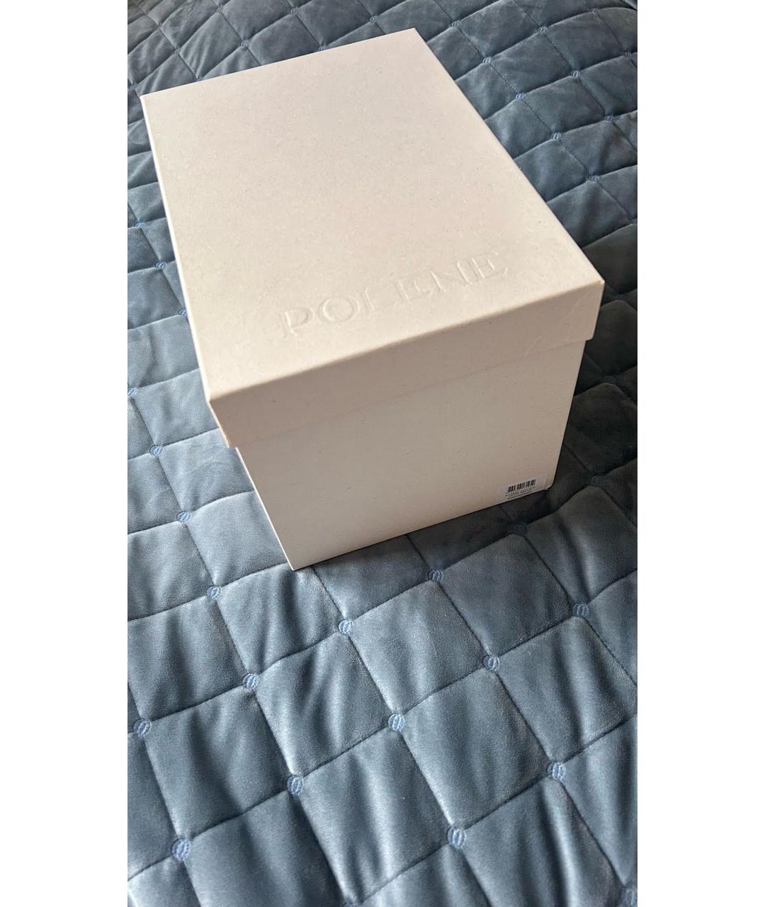 POLENE Коричневая кожаная сумка через плечо, фото 8