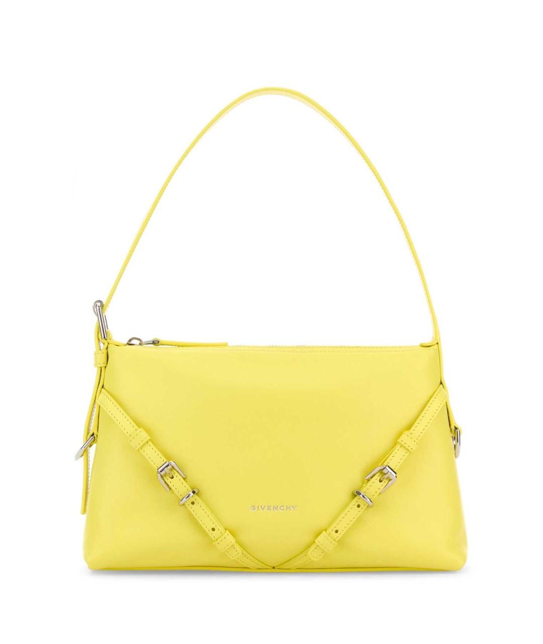 GIVENCHY Желтая кожаная сумка через плечо, фото 1