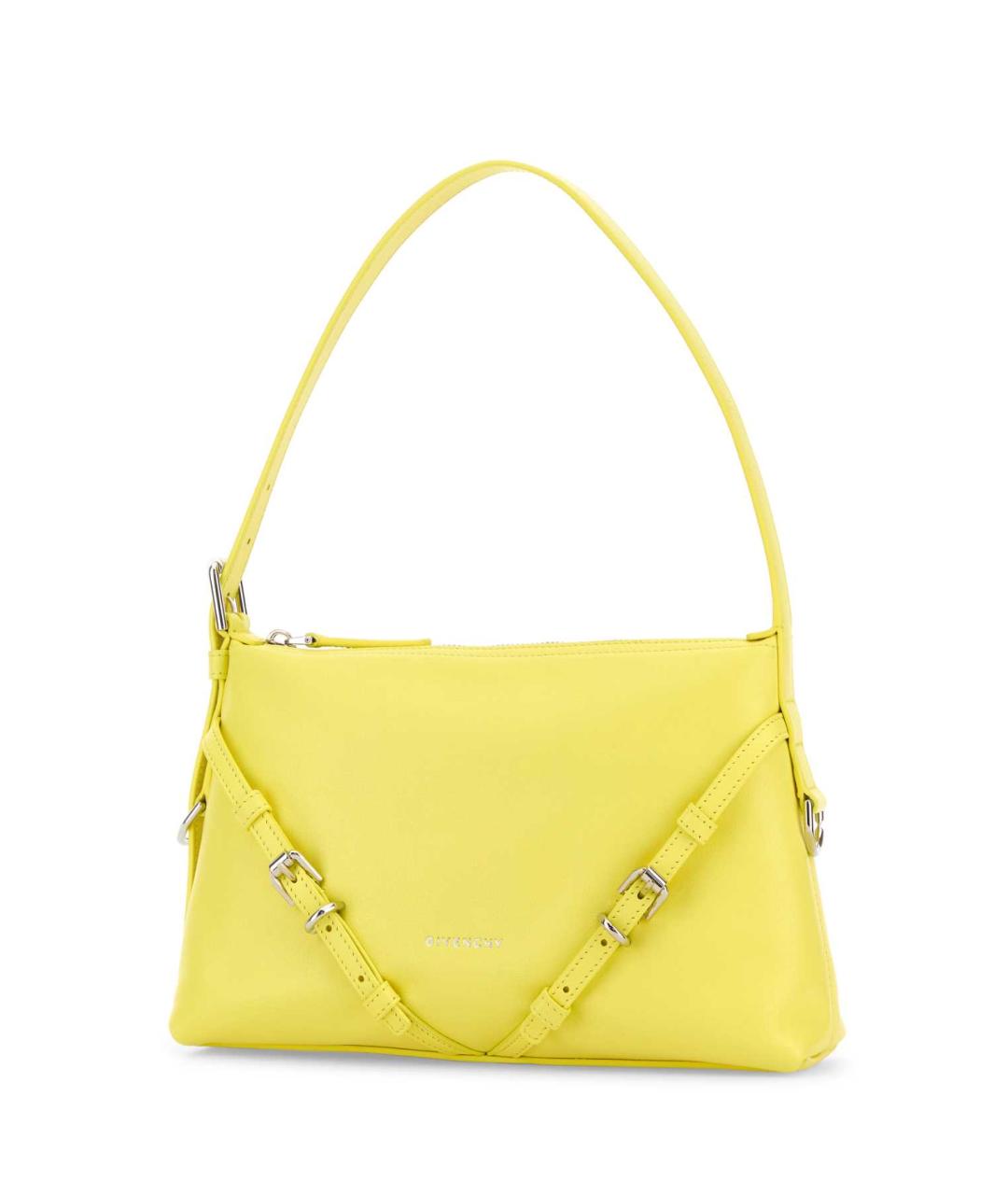 GIVENCHY Желтая кожаная сумка через плечо, фото 2