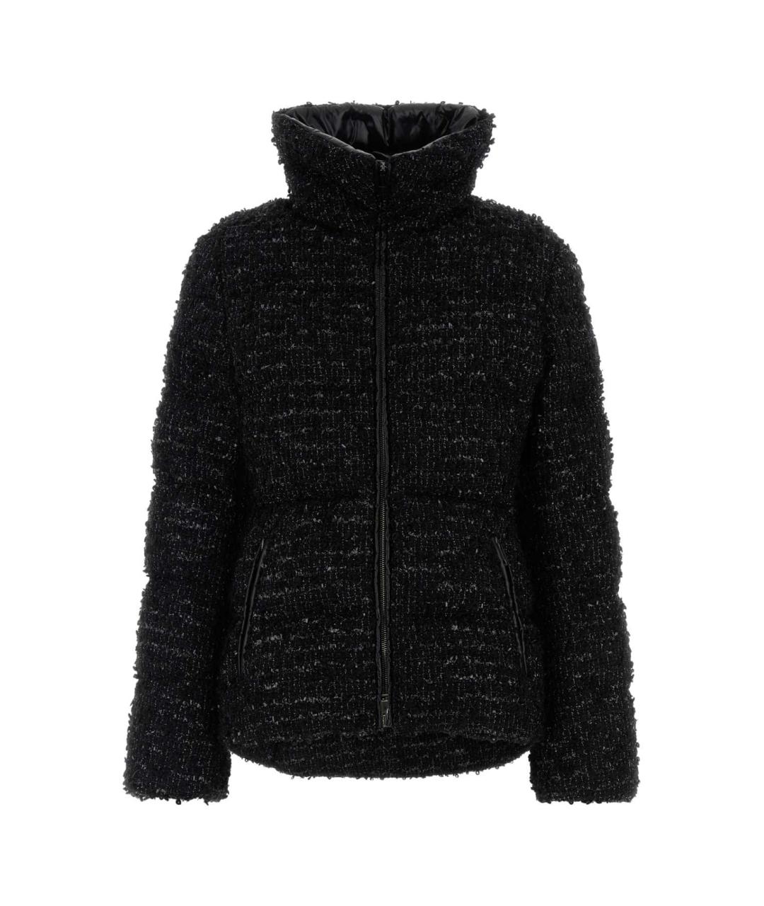 MONCLER Черный пуховик, фото 1