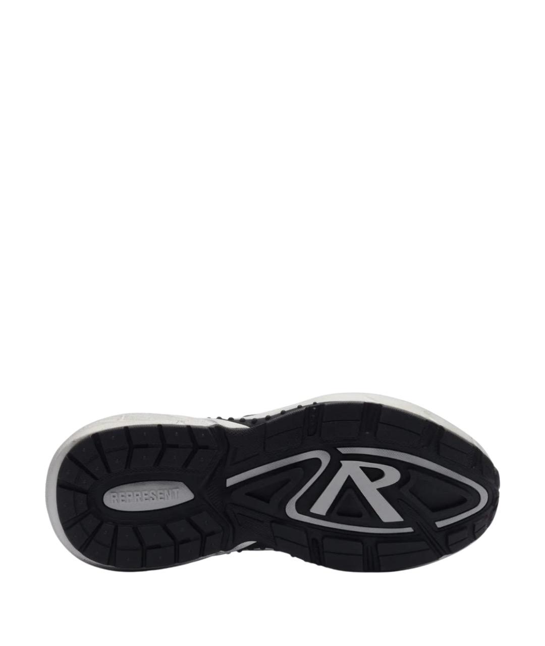 REPRESENT Серебряные текстильные низкие кроссовки / кеды, фото 5