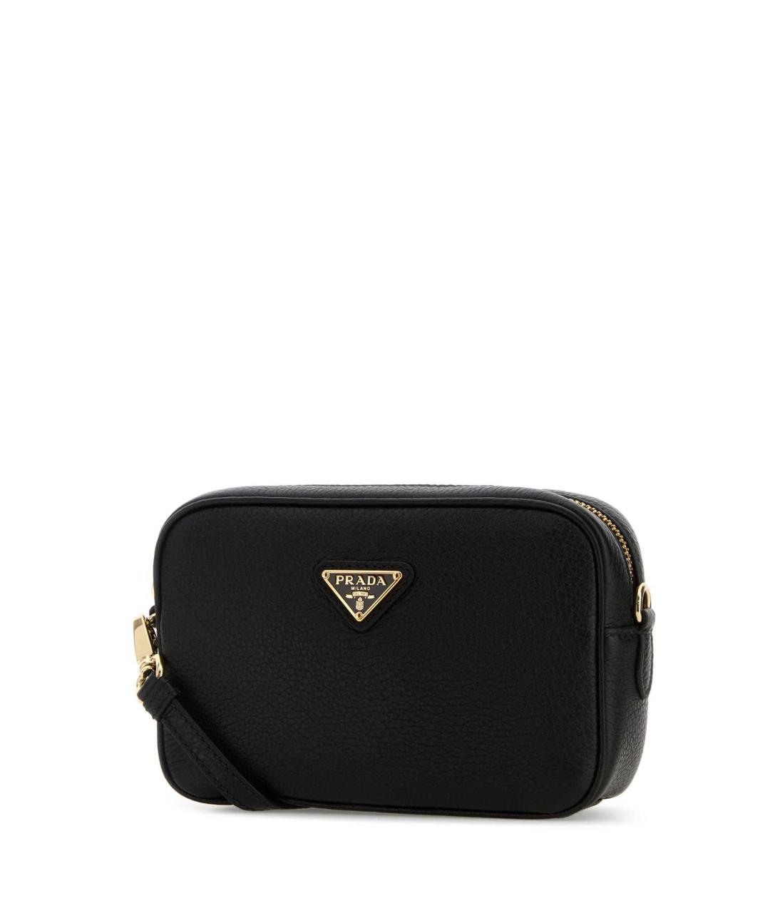 PRADA Черная кожаная сумка через плечо, фото 2