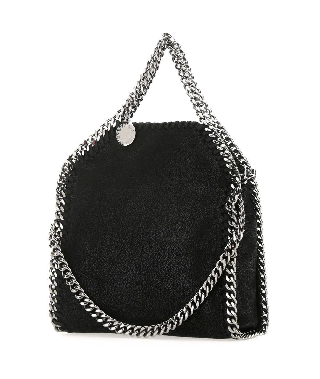 STELLA MCCARTNEY Черная сумка тоут из искусственной кожи, фото 2