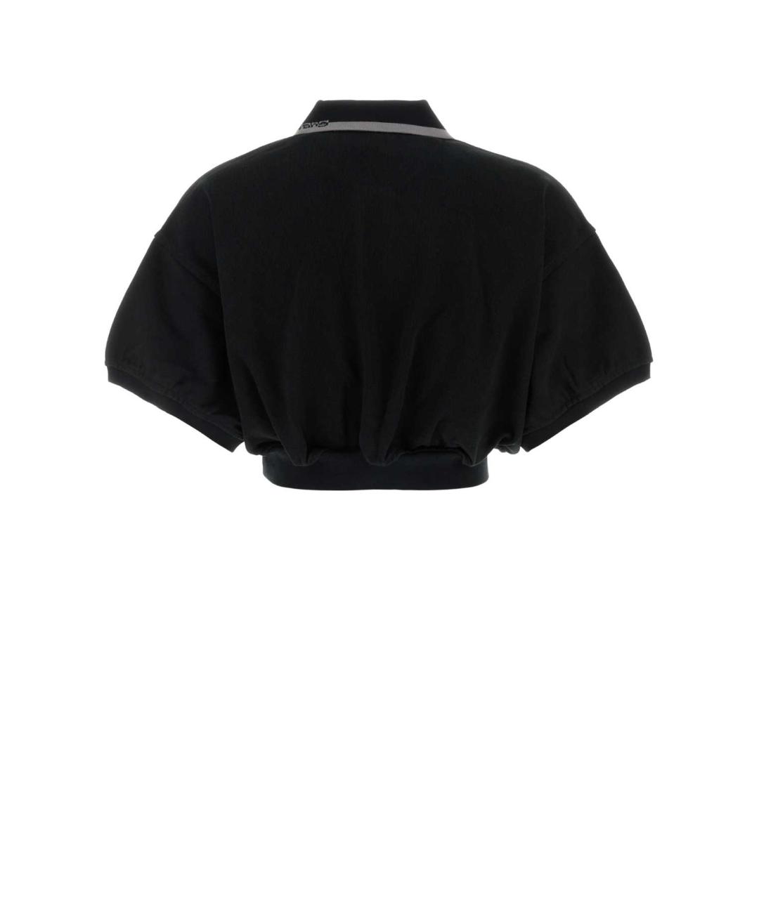 T BY ALEXANDER WANG Черная хлопковая футболка, фото 2