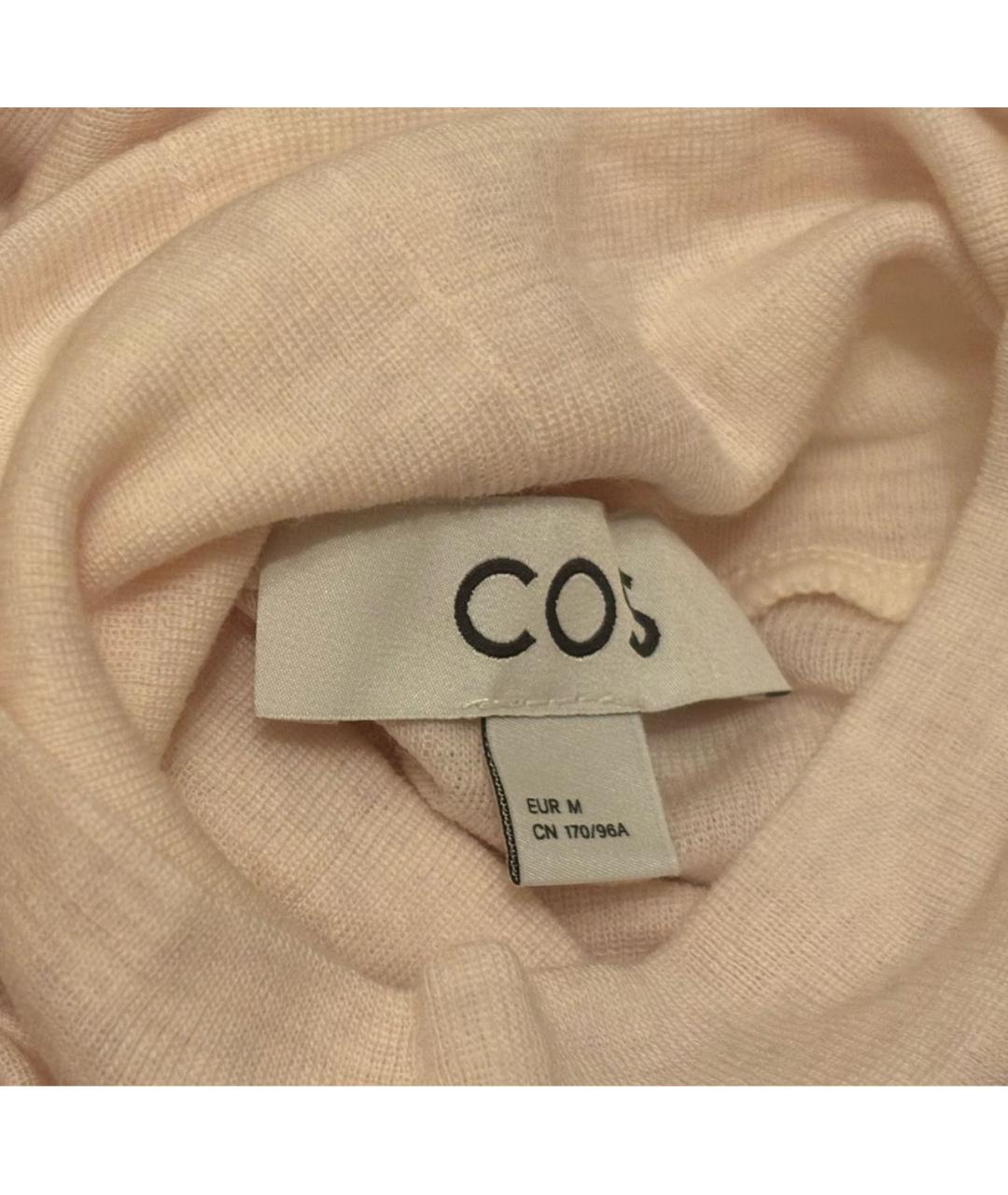 COS Бежевая шерстяная водолазка, фото 7