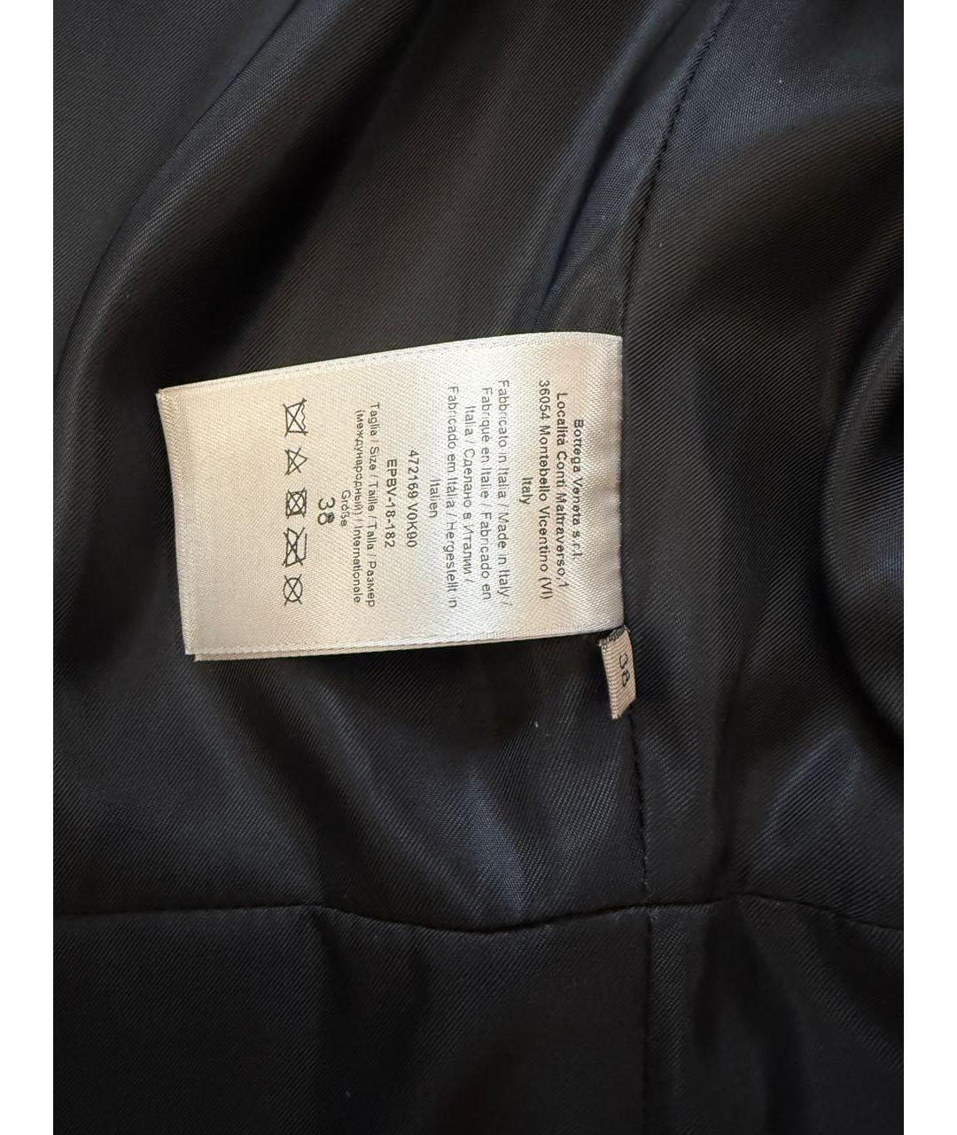 BOTTEGA VENETA Черная кожаная куртка, фото 8