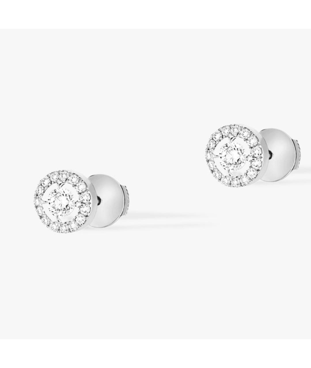 MESSIKA Серебряные серьги из белого золота, фото 2