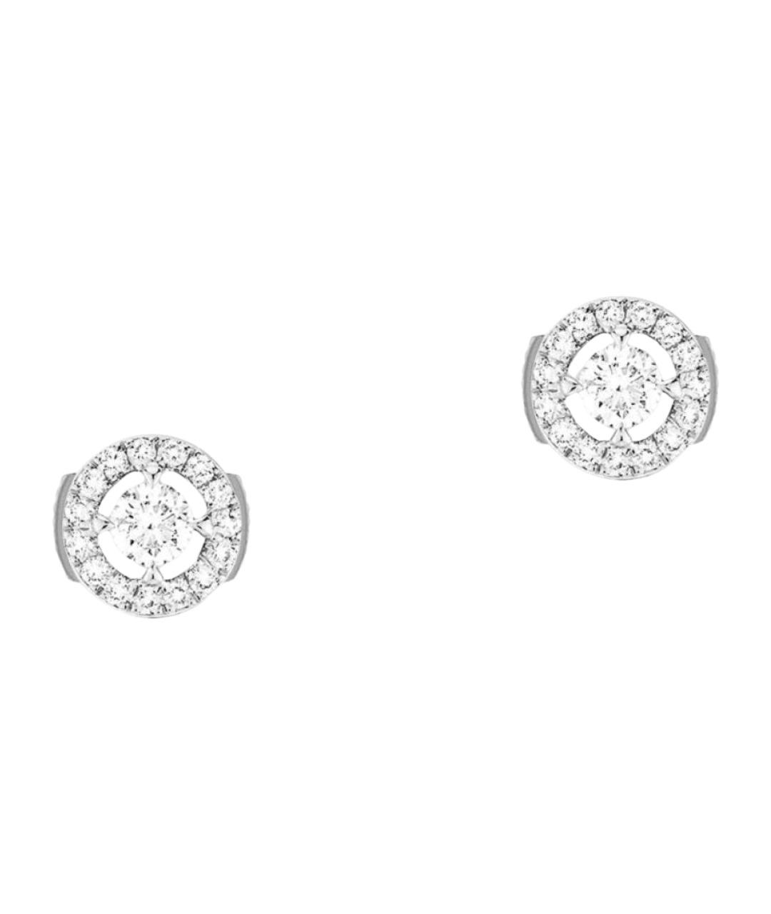 MESSIKA Серебряные серьги из белого золота, фото 1