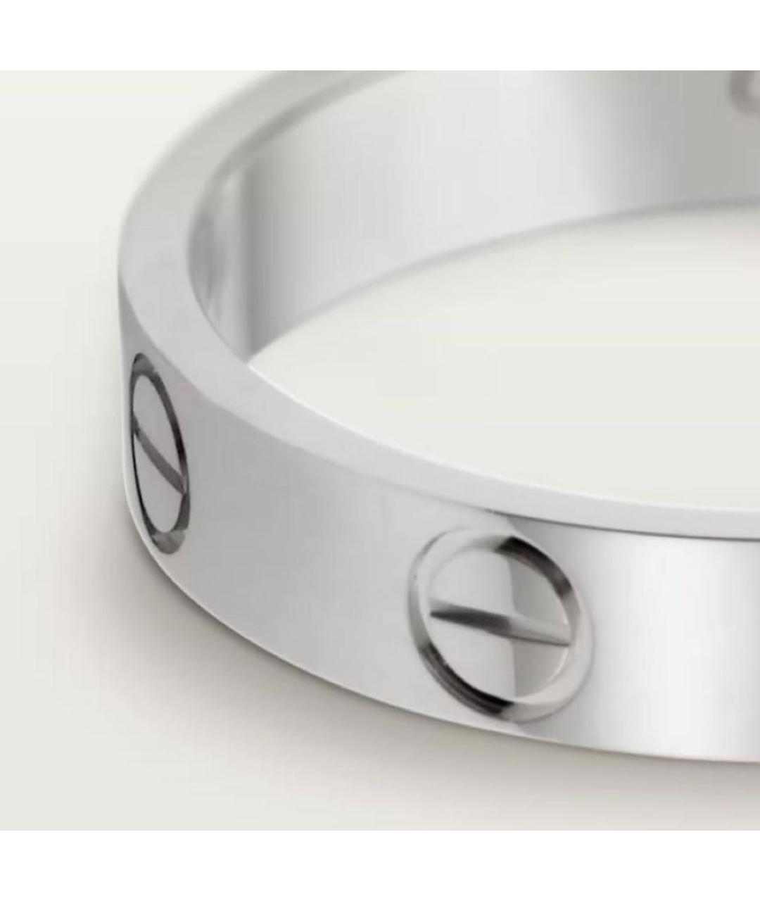 CARTIER Серебряное кольцо из белого золота, фото 4