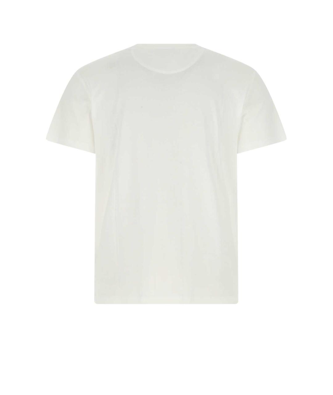 VALENTINO Белая хлопковая футболка, фото 2