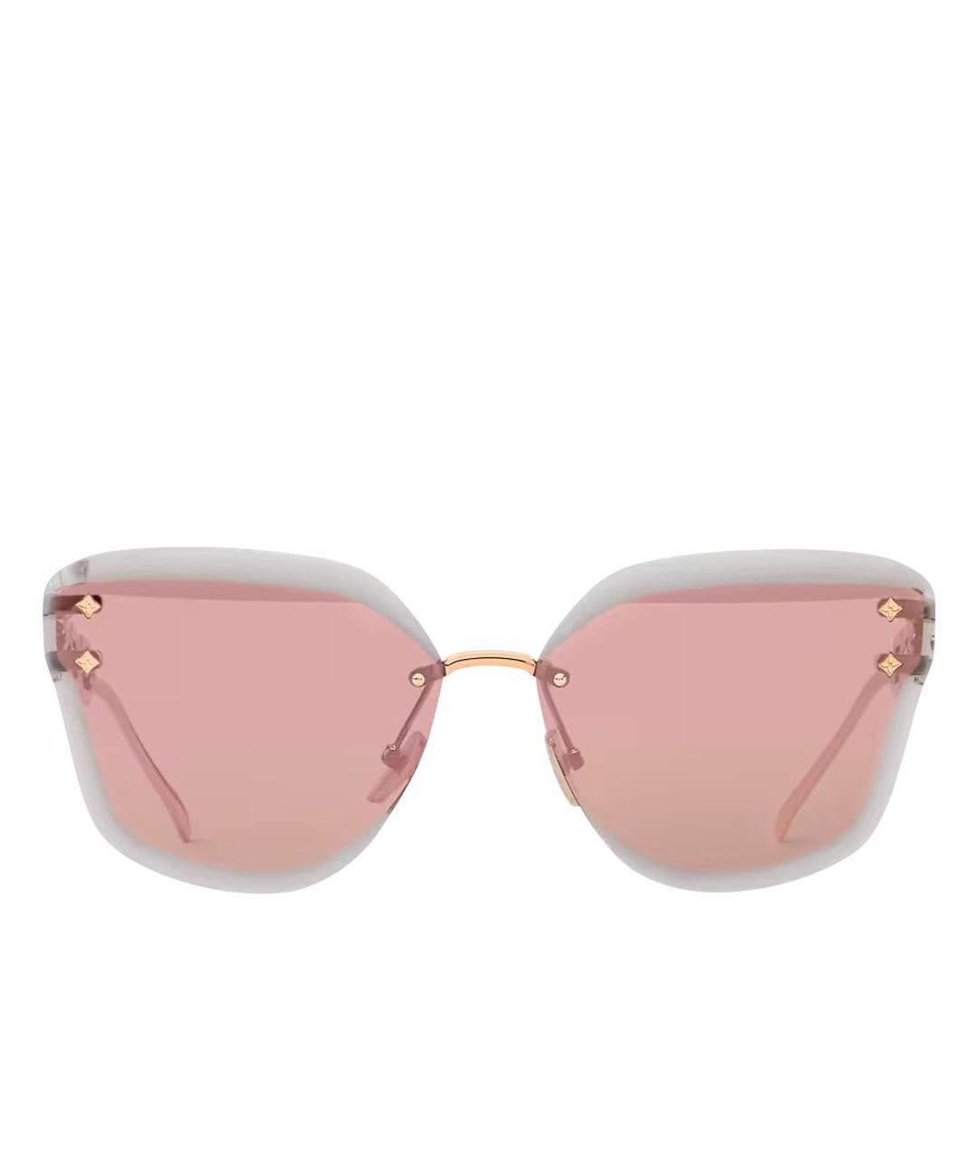 LOUIS VUITTON Желтые металлические солнцезащитные очки, фото 1