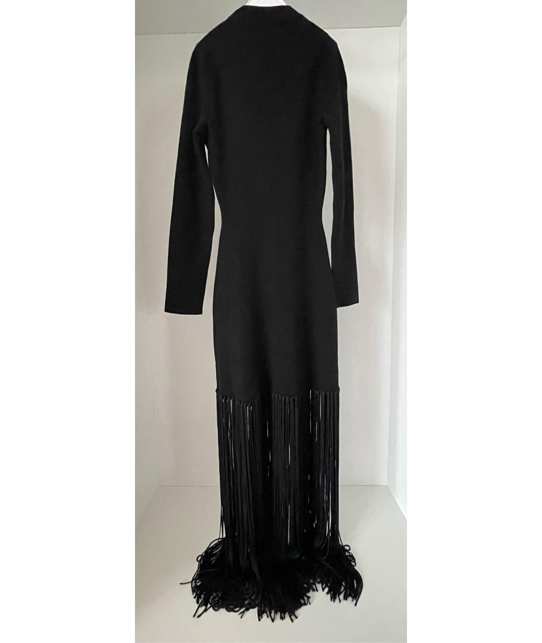 SANDRO Черное вискозное платье, фото 4