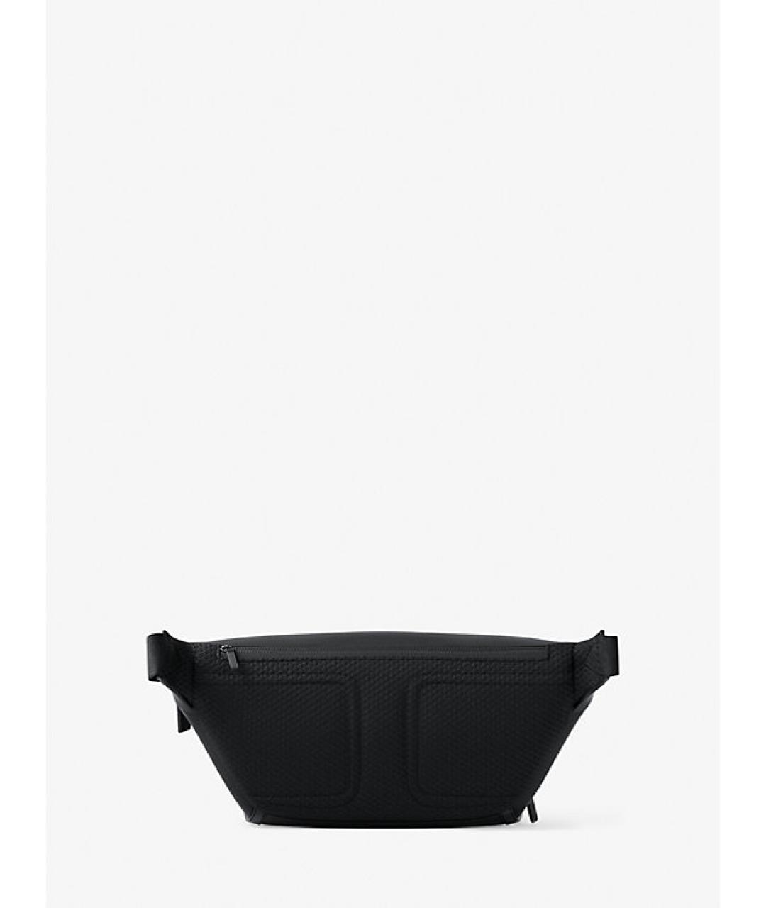 MICHAEL KORS Черная синтетическая поясная сумка, фото 3