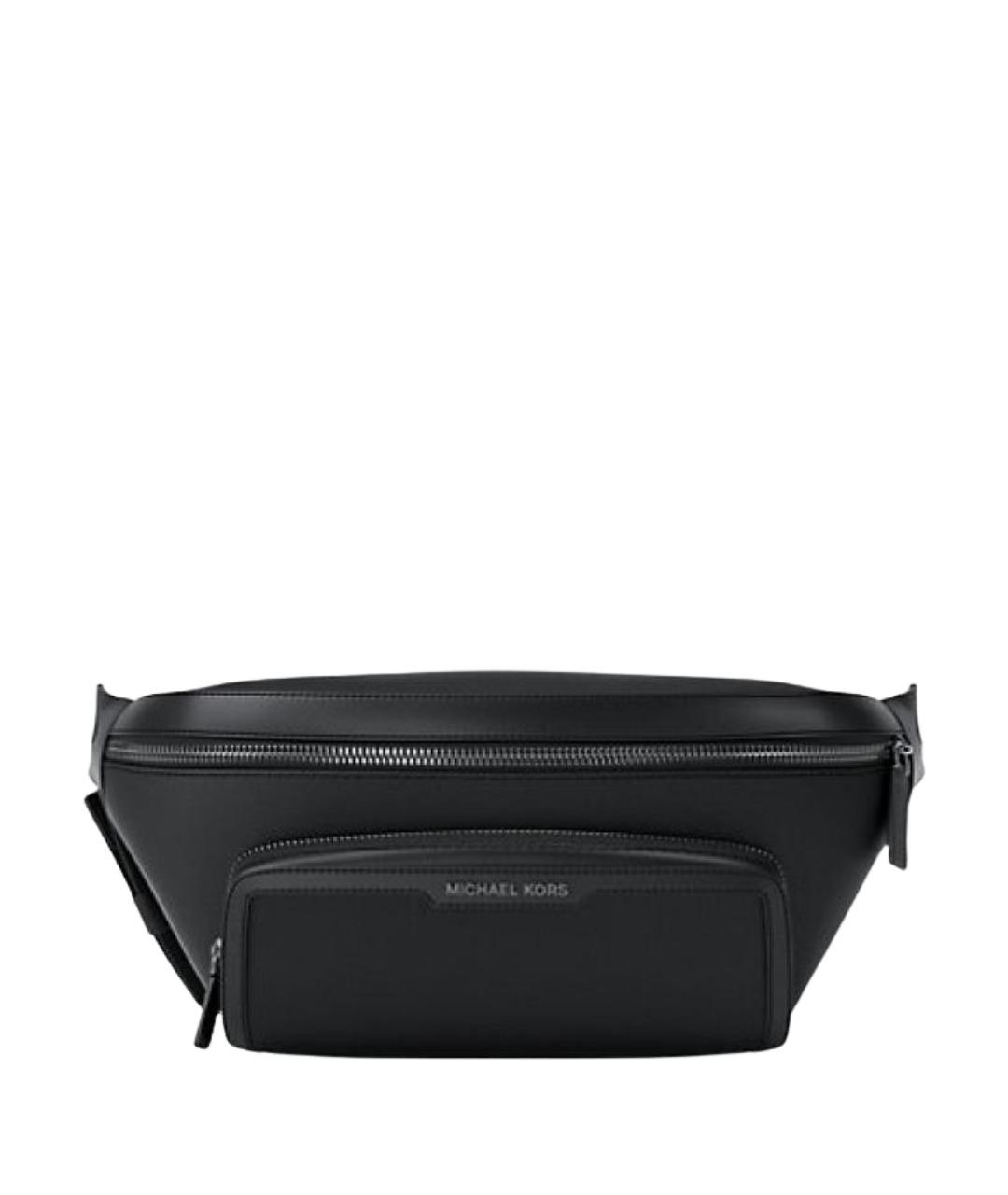 MICHAEL KORS Черная синтетическая поясная сумка, фото 1