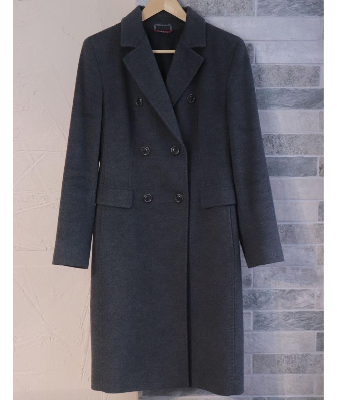 MAX MARA STUDIO Серое шерстяное пальто, фото 9