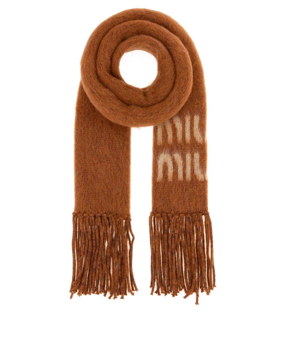 MIU MIU Мульти шерстяной шарф, фото 1